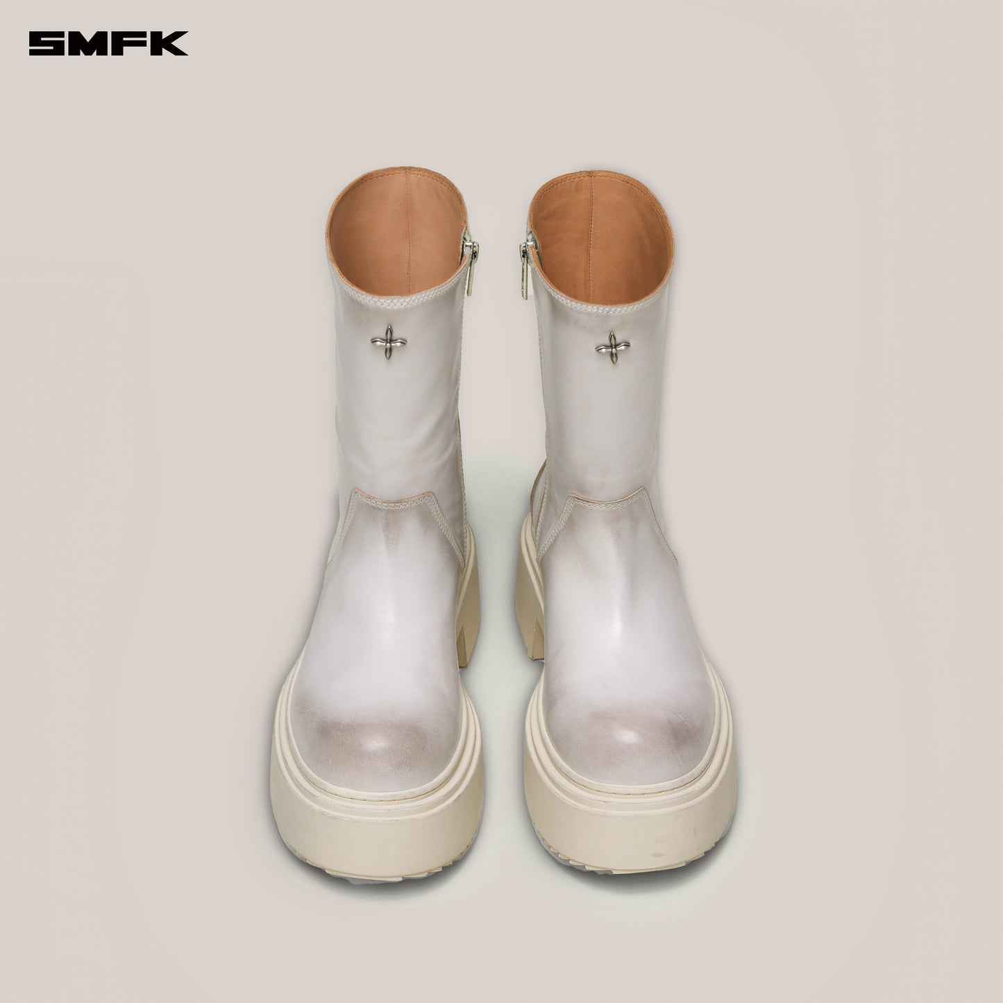 COMPASS MODE LEATHER RIDING BOOTS SNOW MOUNTAIN