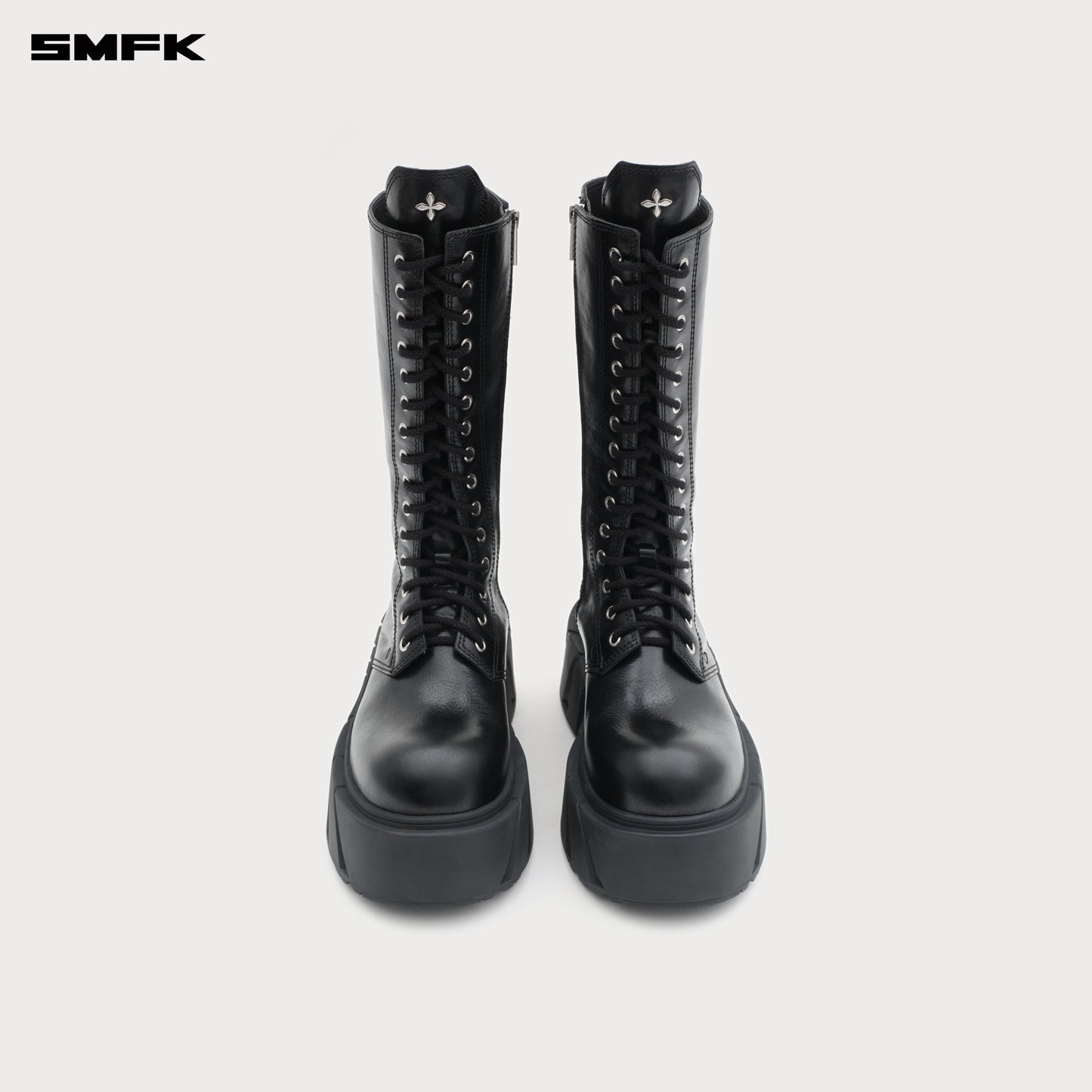 Future Mirage Leather High Rider Boots Wild Black