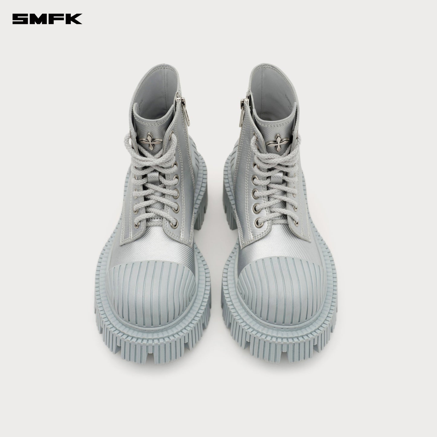 FUTURE RIPPLE Future Ripple biker boots Women's shoes - Space silver