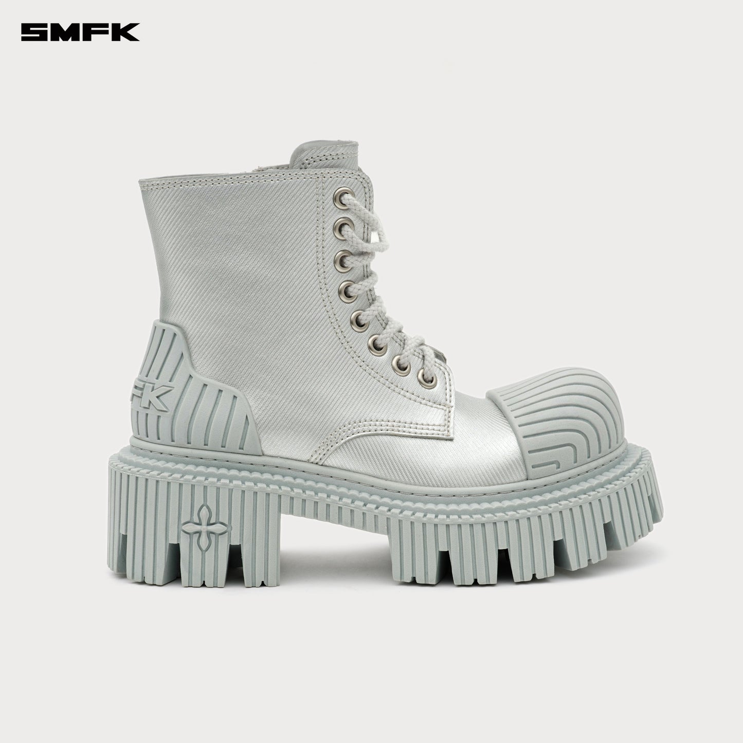 FUTURE RIPPLE Future Ripple biker boots Women's shoes - Space silver
