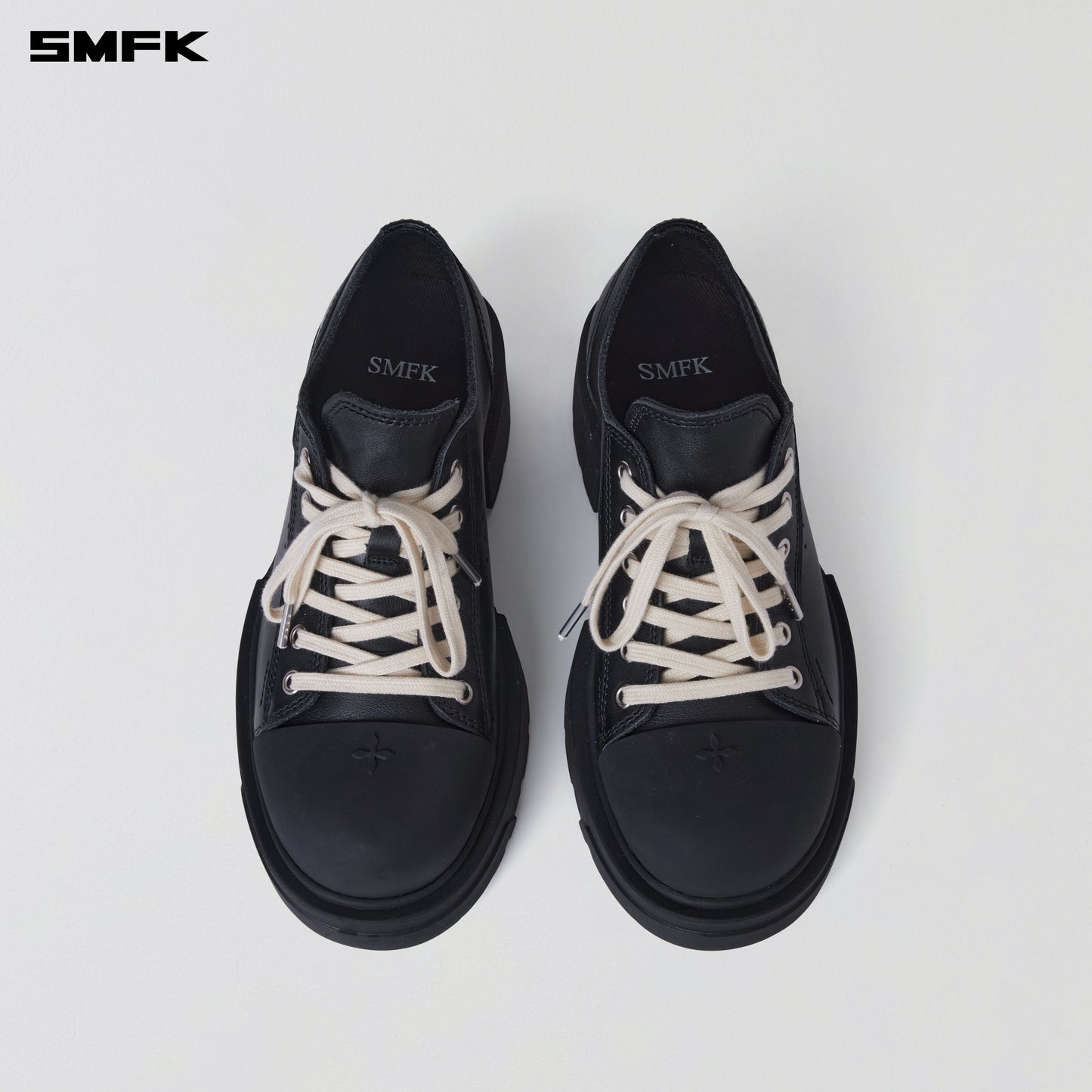 COMPASS MODE MIX THICK SNEAKER/LEATHER/ WILD BLACK