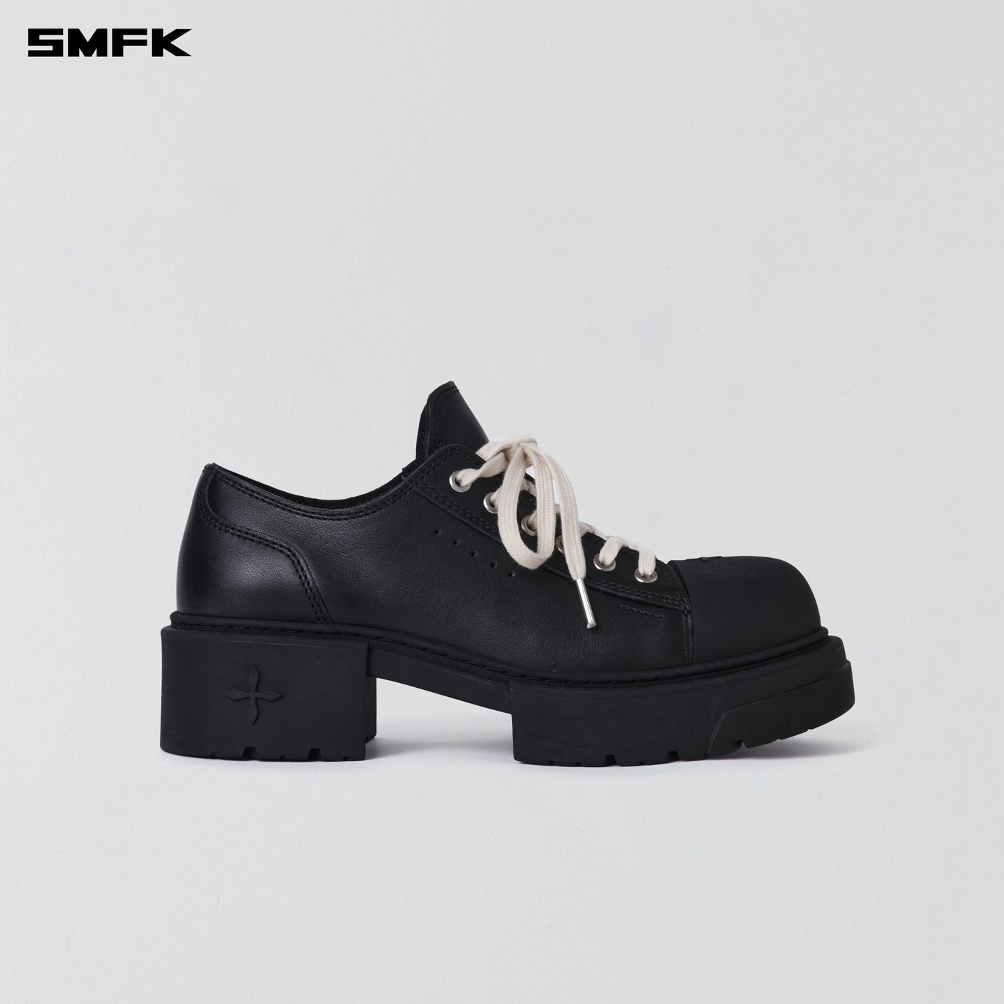 COMPASS MODE MIX THICK SNEAKER/LEATHER/ WILD BLACK