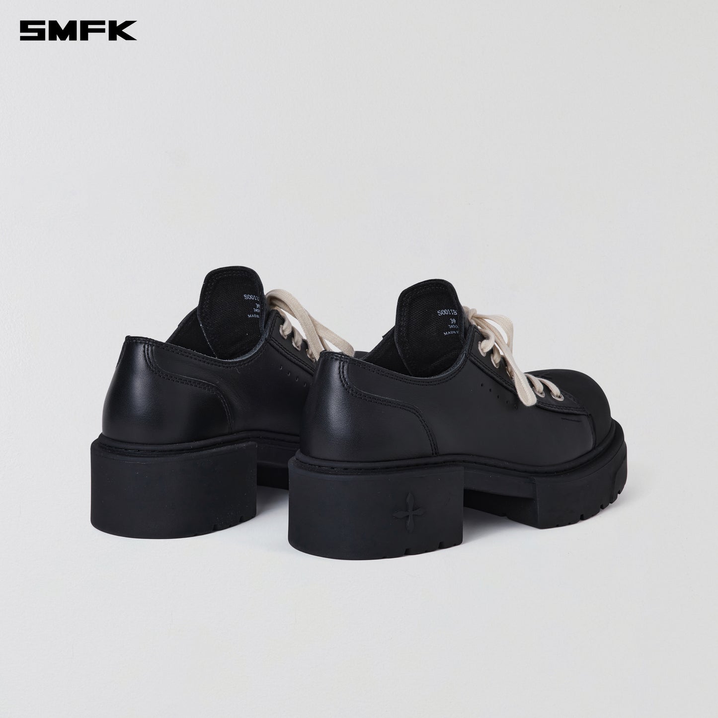 COMPASS MODE MIX THICK SNEAKER/LEATHER/ WILD BLACK