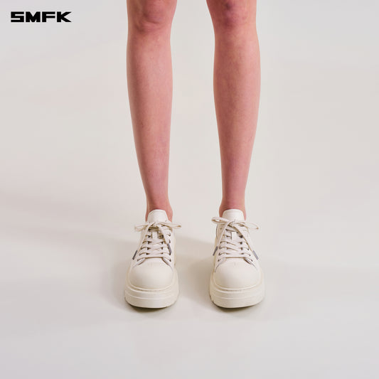 COMPASS MODE MIX THICK SNEAKER/LEATHER/ CLOUD WHITE