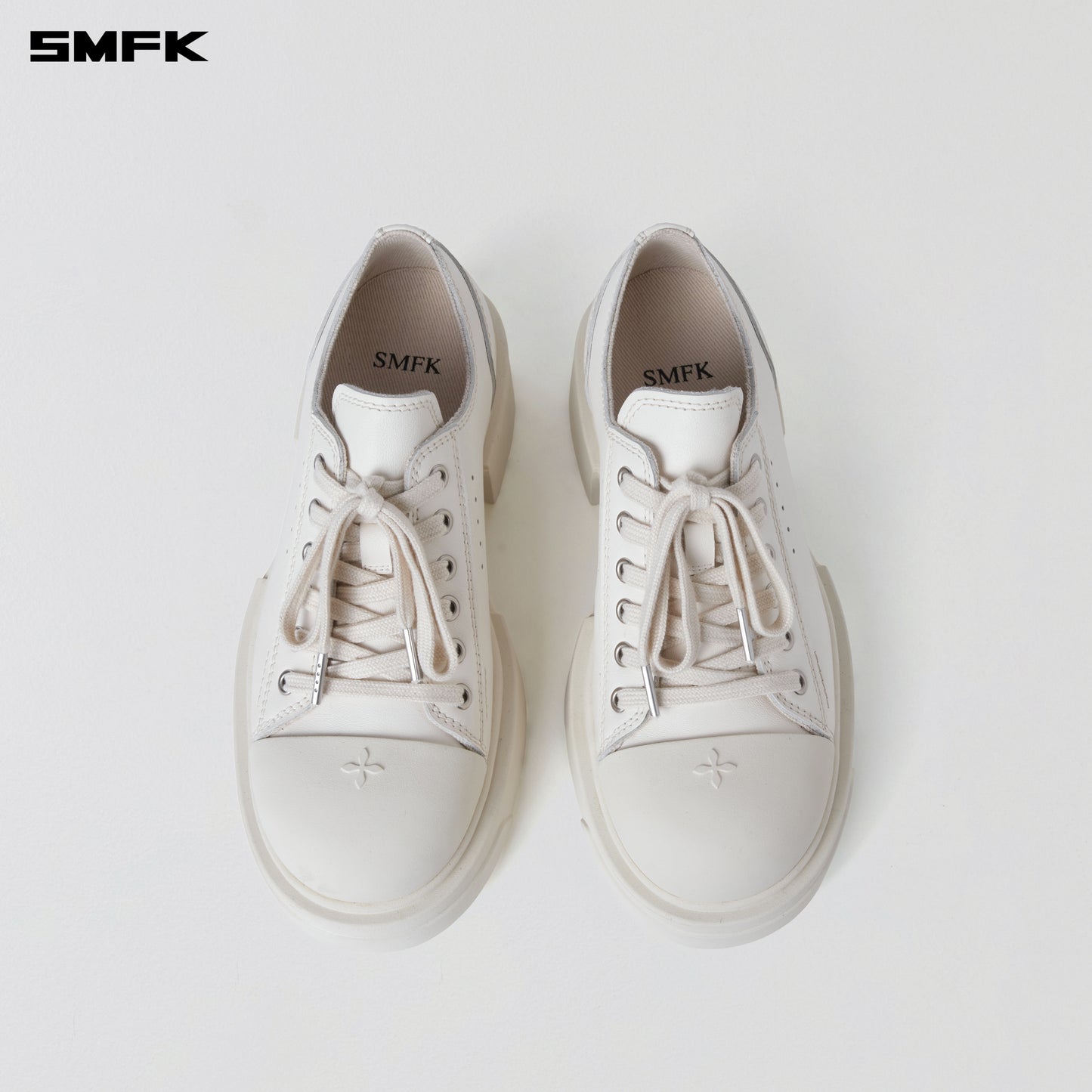 COMPASS MODE MIX THICK SNEAKER/LEATHER/ CLOUD WHITE