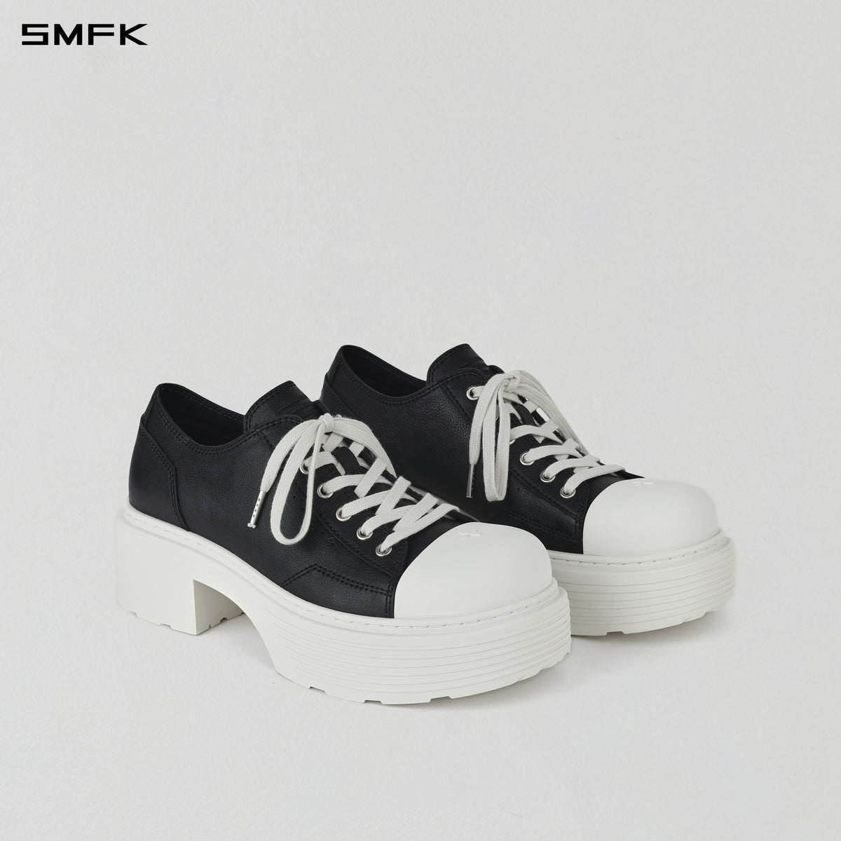 Core Leather Platform Sneakers / Men's