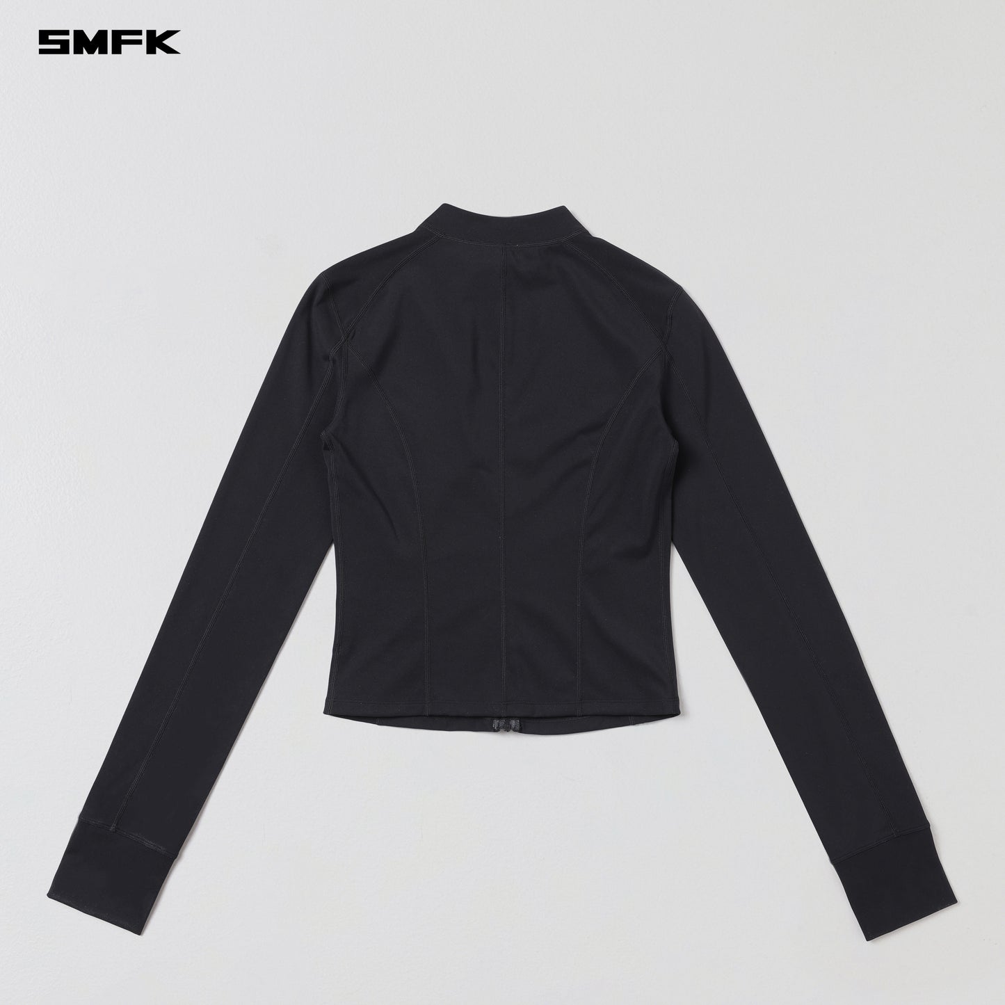 FOCUS GYM JACKET/Lycra Nylon - WILD BLACK