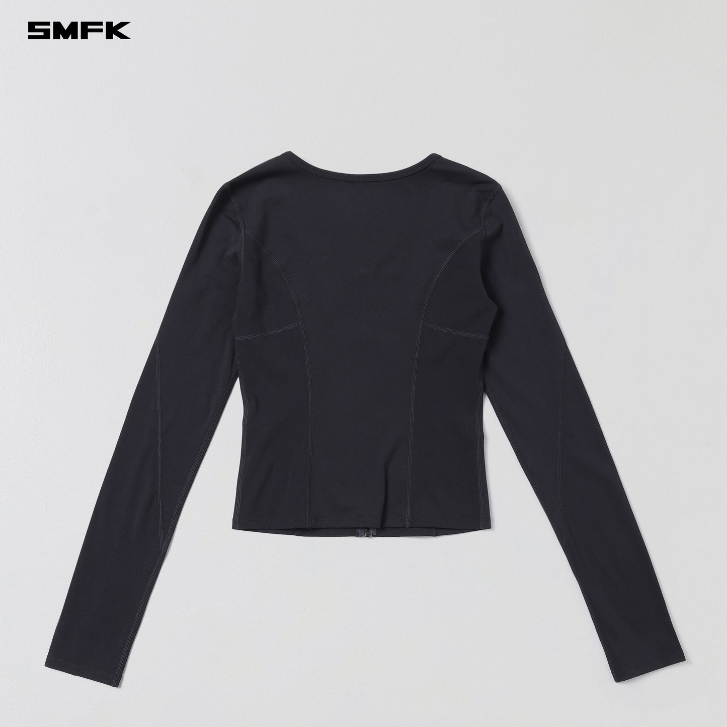 FOCUS GYM CARDIGAN/Lycra Nylon - WILD BLACK
