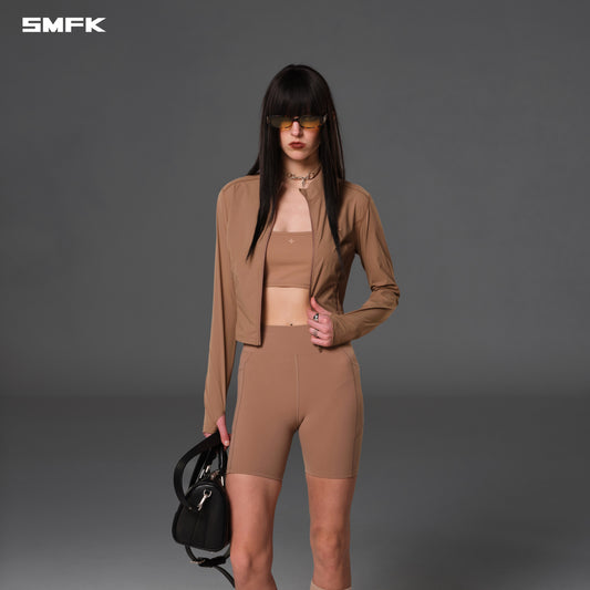 FOCUS OD SLIM JACKET/E-Nylon WILD BROWN