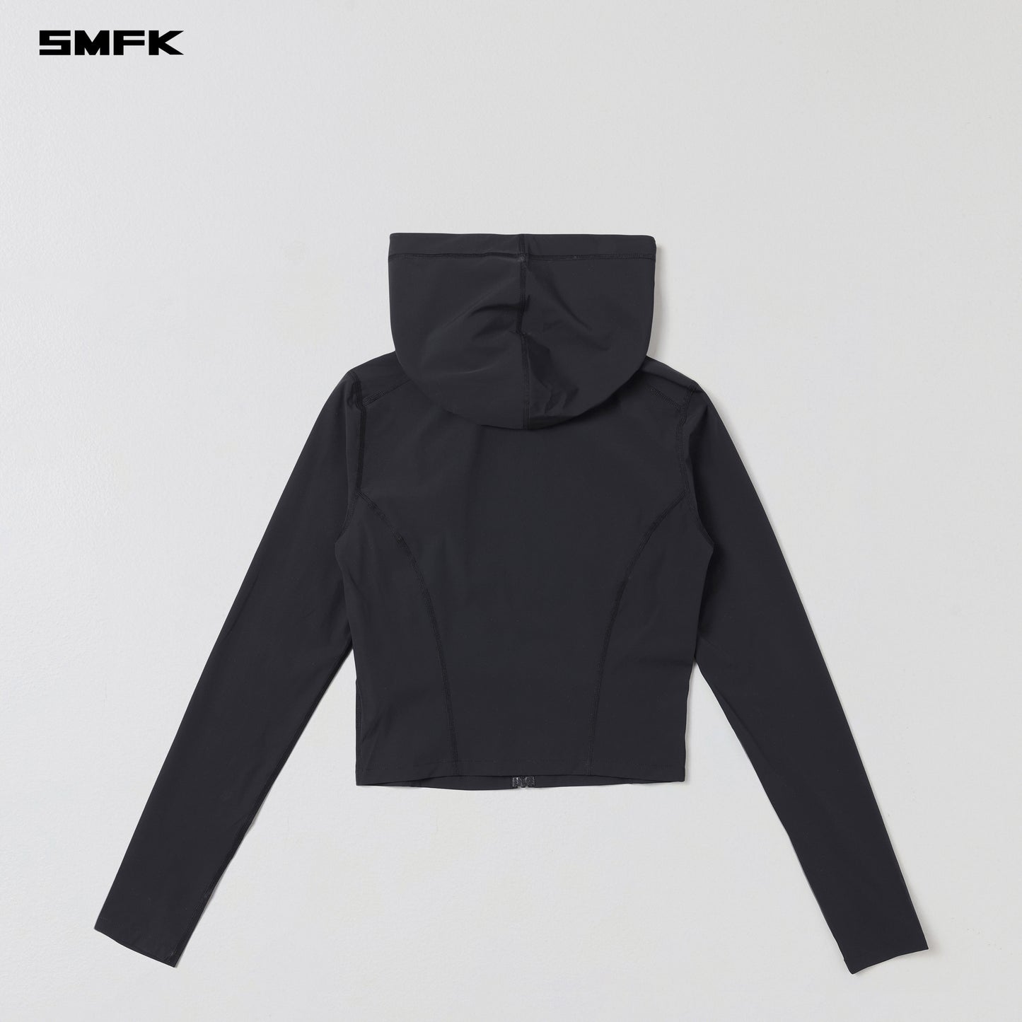 FOCUS OD SLIM HOODIE/E-Nylon - WILD BLACK