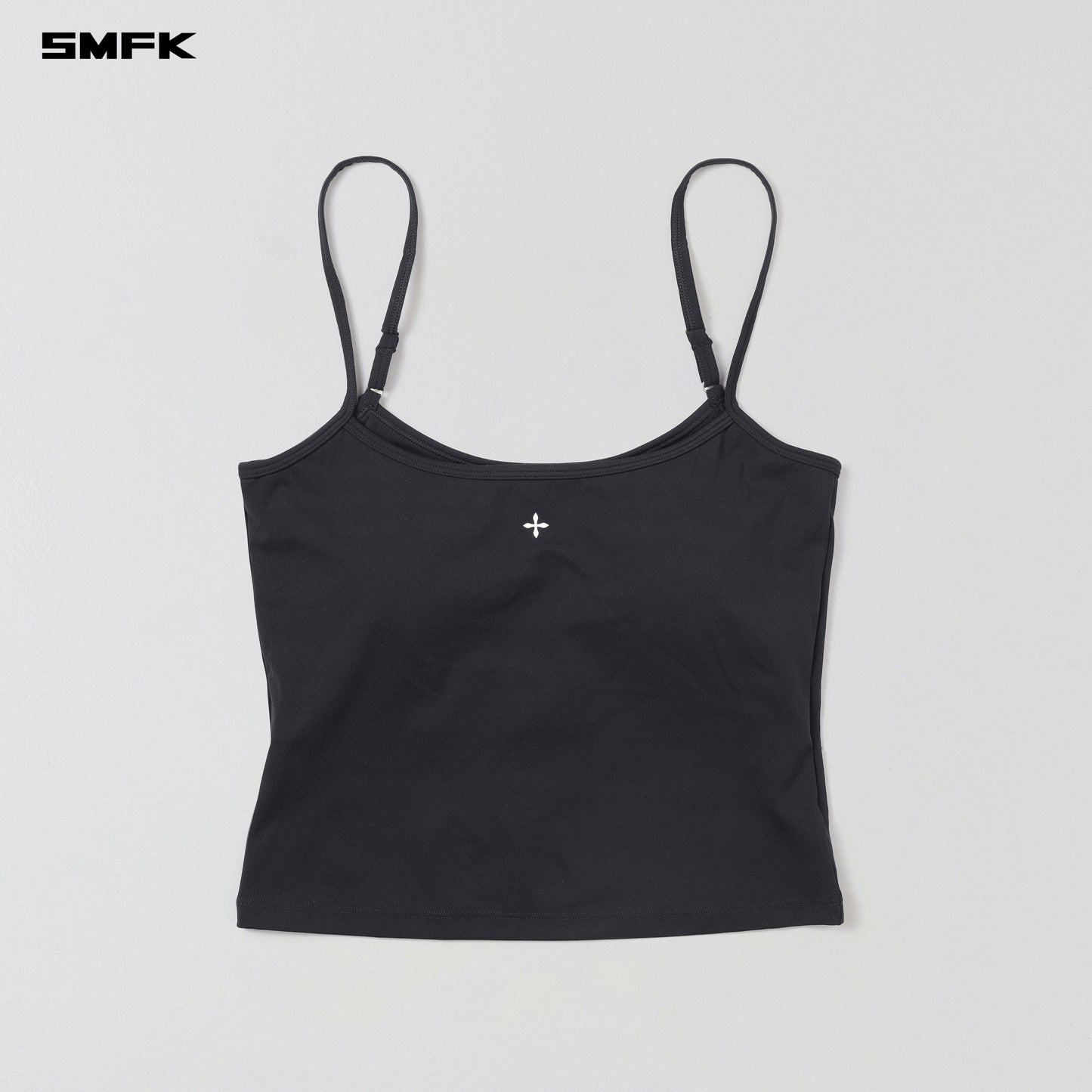 FOCUS GYM CAMISOLE/Lycra Nylon - WILD BLACK