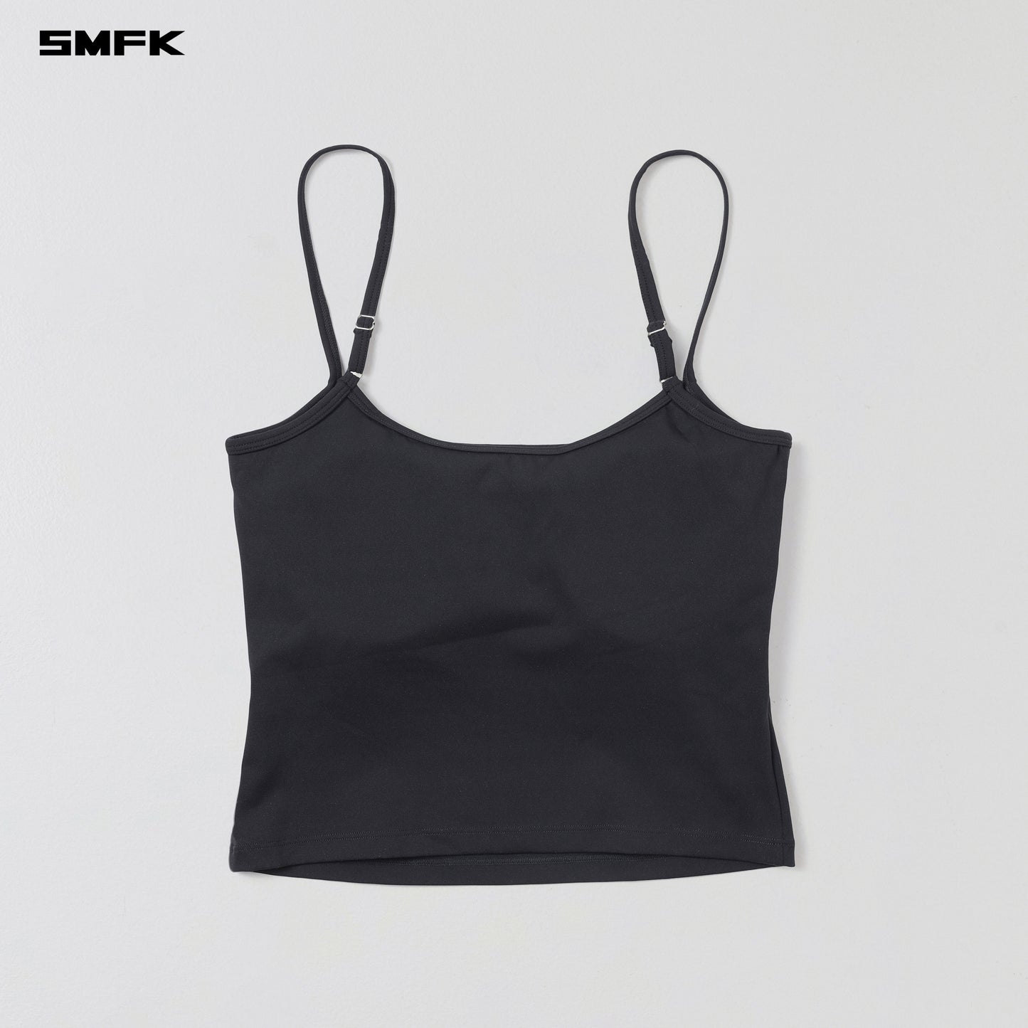 FOCUS GYM CAMISOLE/Lycra Nylon - WILD BLACK