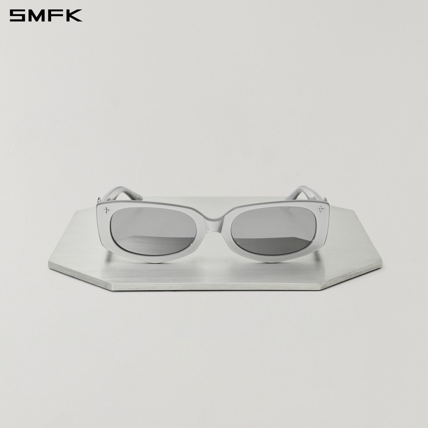 FUTURE TRAJECTORY IRREGULAR SUNGLASSES SPACE SILVER