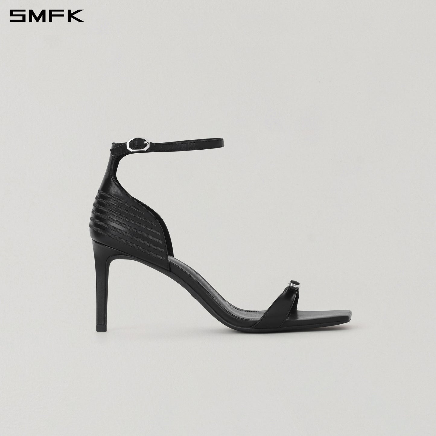 MIRAGE PRISM STRAP LEATHER SANDAL/8cm