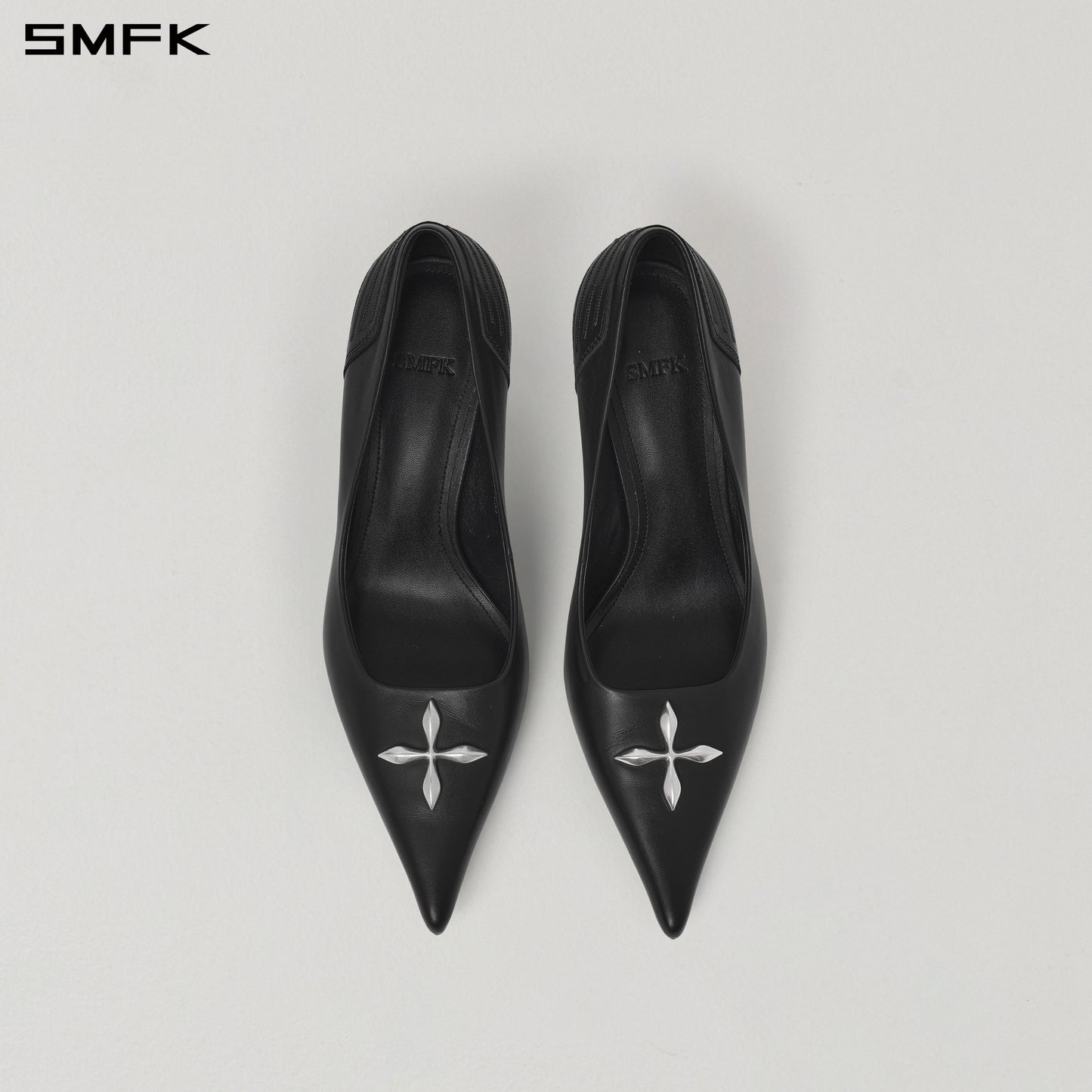 MIRAGE COMPASS HIGH HEELS/LEATHER-8cm