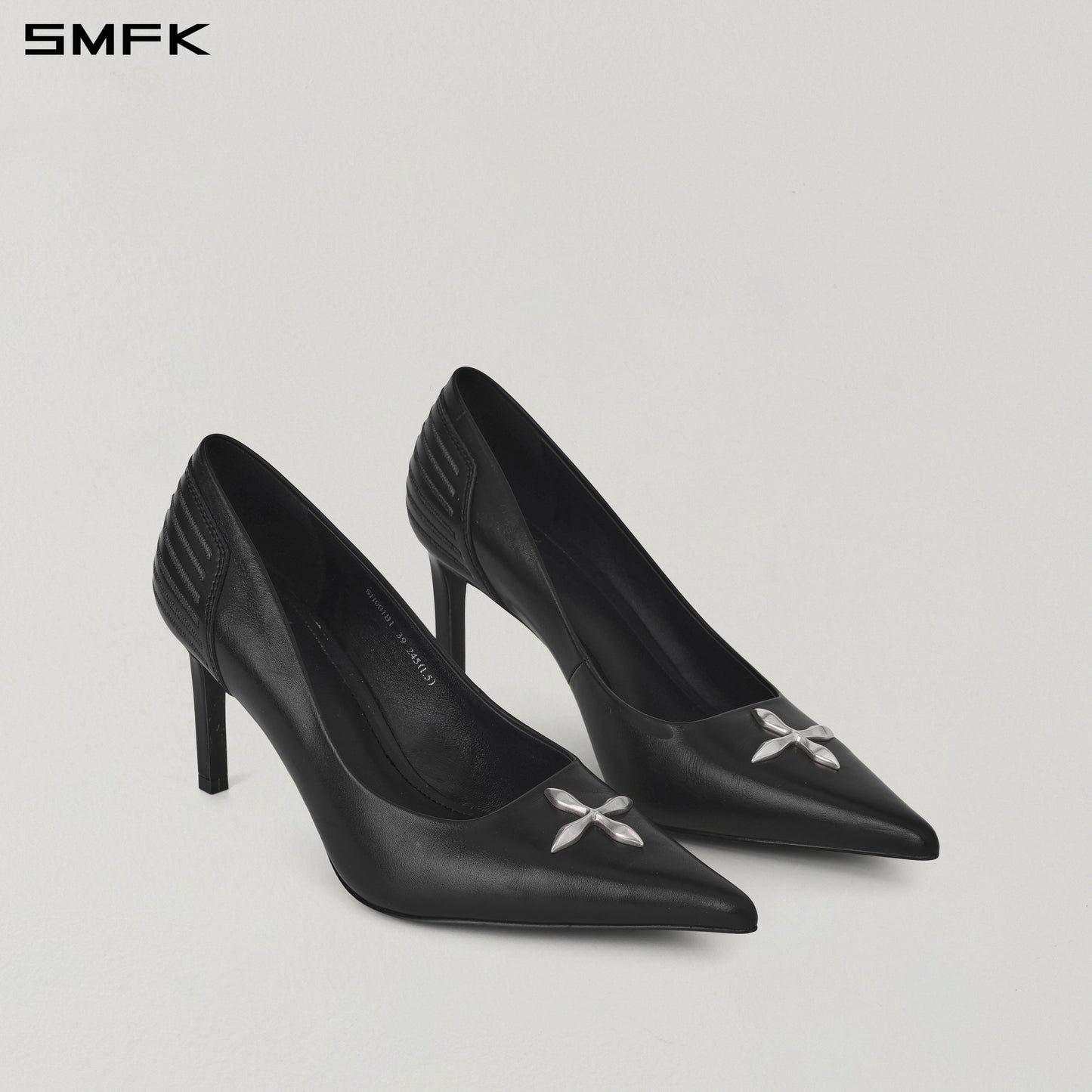 MIRAGE COMPASS HIGH HEELS/LEATHER-8cm