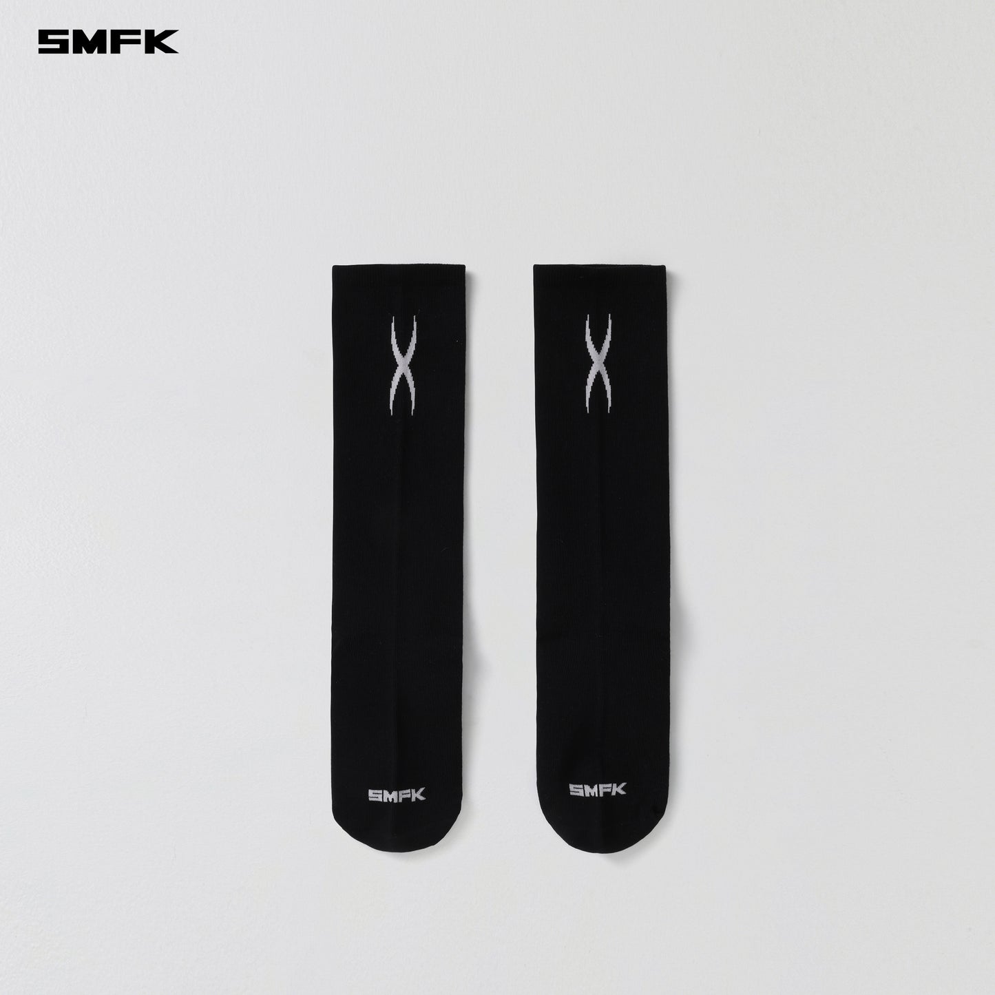 POISE SPORTS SOCKS/LONG-STAPLE COTTON+LYCRA - WILD BLACK