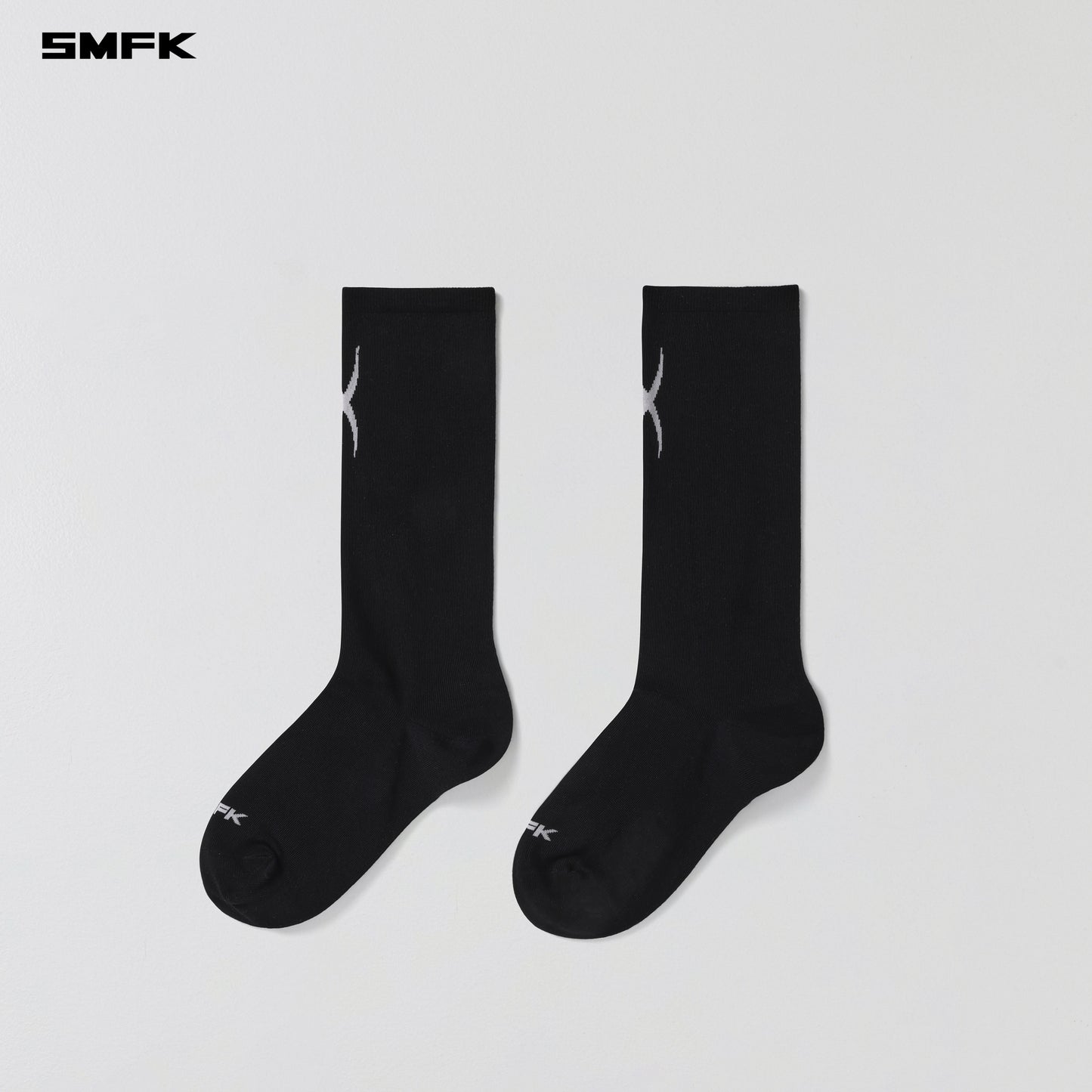 POISE SPORTS SOCKS/LONG-STAPLE COTTON+LYCRA - WILD BLACK