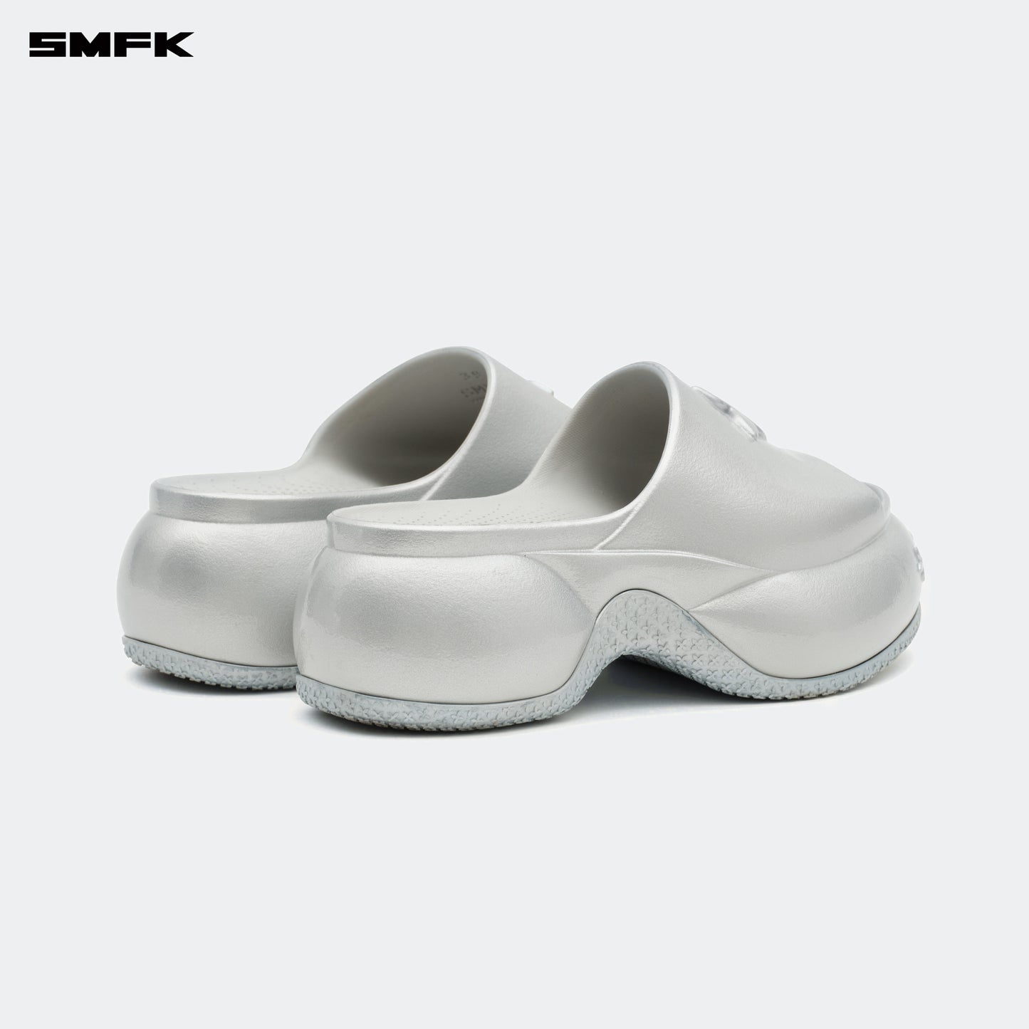COMPASS WAVE Thick sole sports slippers Women's shoes Starry silver