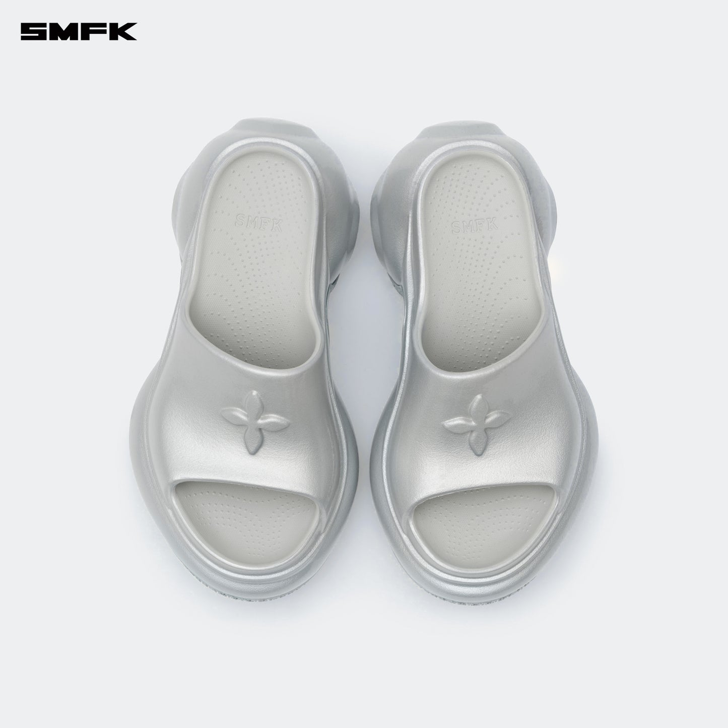 COMPASS WAVE high heel sports slippers Women's shoes Starry silver
