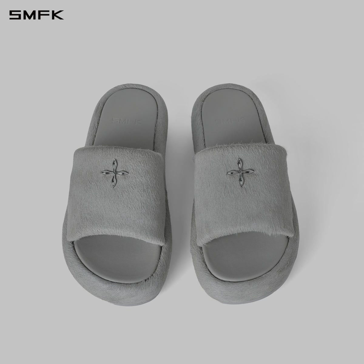 PRISM WORLD LEATHER SLIDES