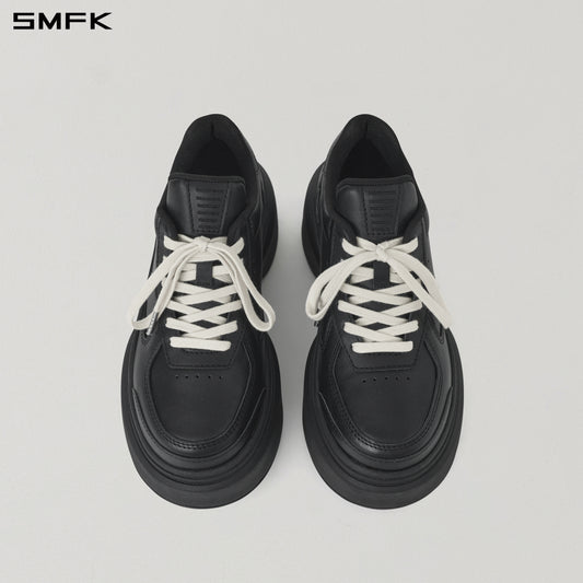 CORE-H CLASSIC LEATHER SPORTS SHOES/HIGH WILD BLACK
