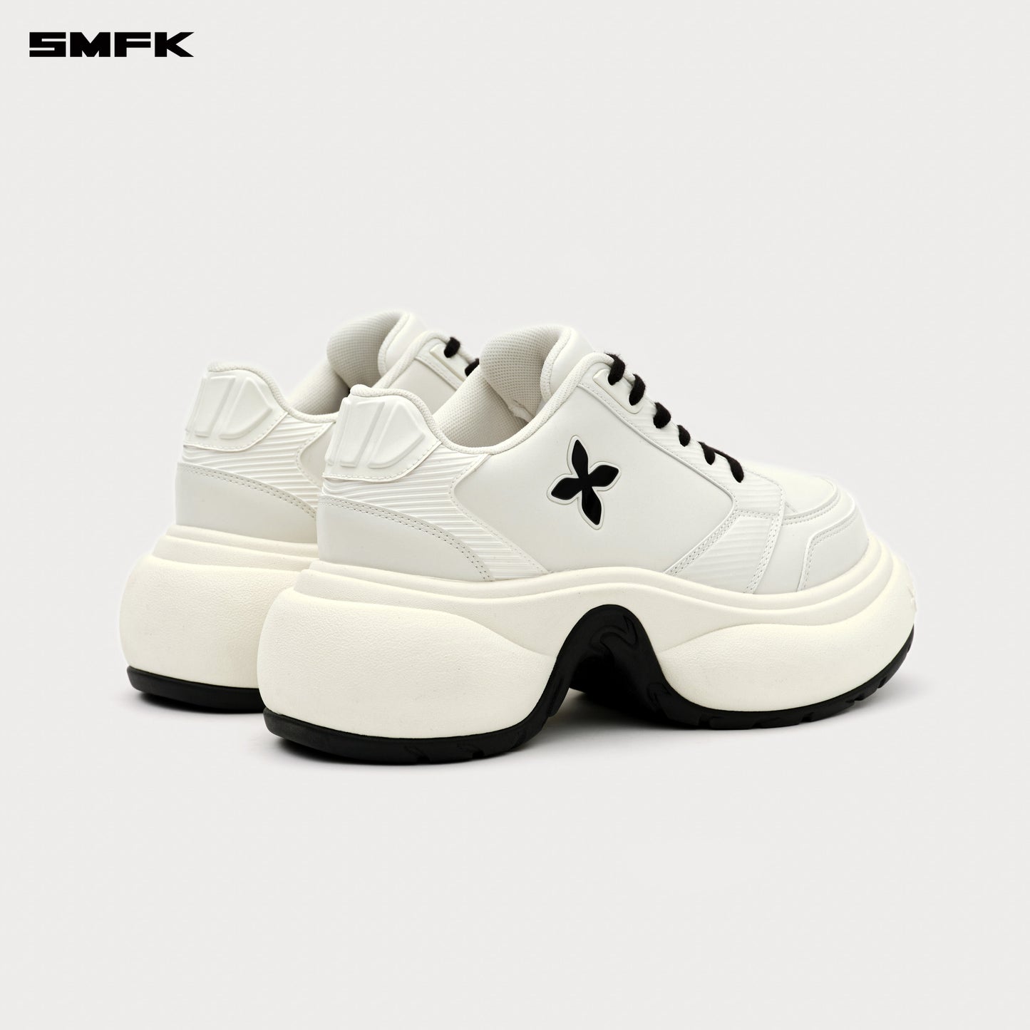 FUTURE RIPPLE heeled sneakers women's shoes - Cream color