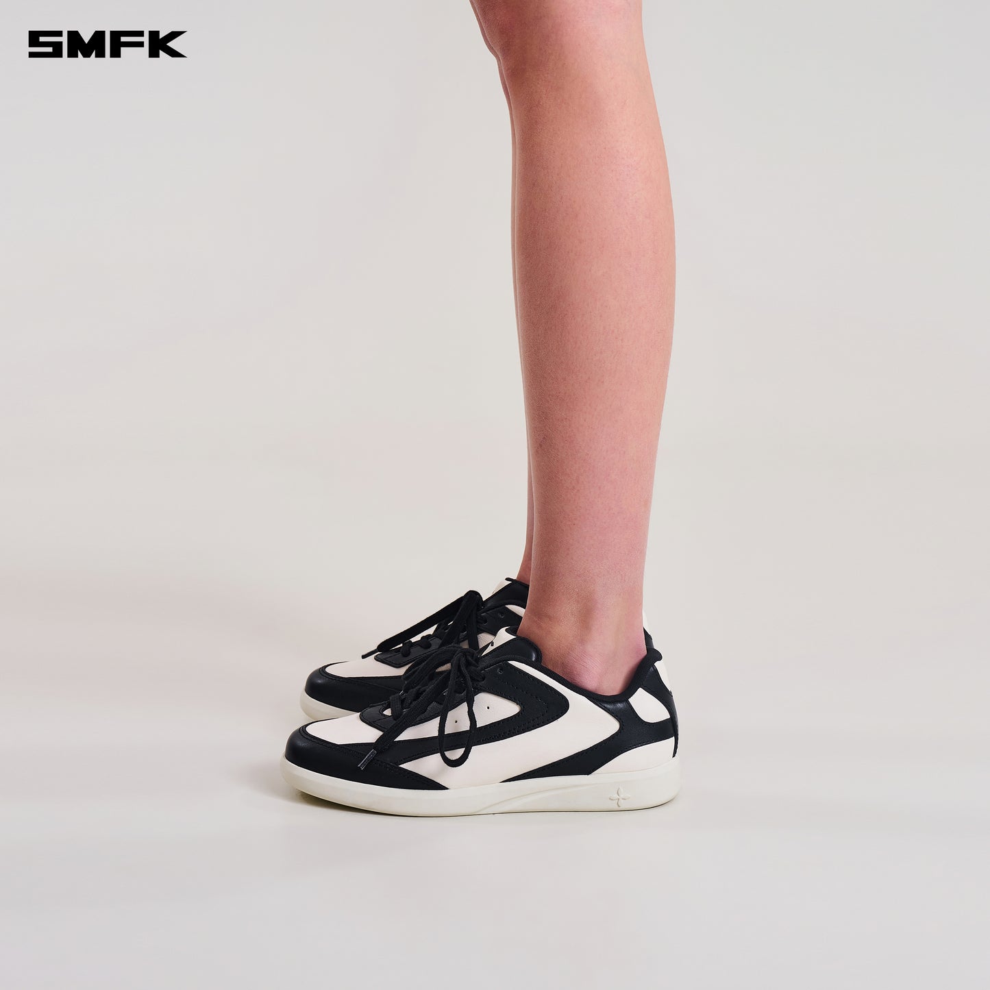 MIRAGE-S LEATHER MULTI SNEAKER/ BLACK WHITE