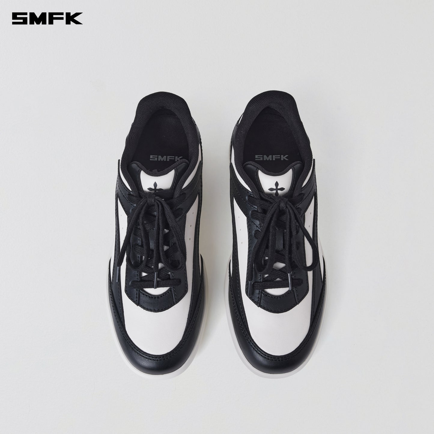 MIRAGE-S LEATHER MULTI SNEAKER/ BLACK WHITE