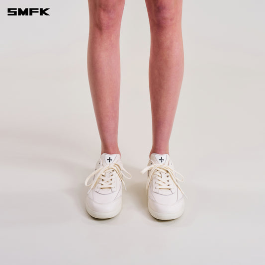 MIRAGE-S LEATHER MULTI SNEAKER/ CLOUD WHITE