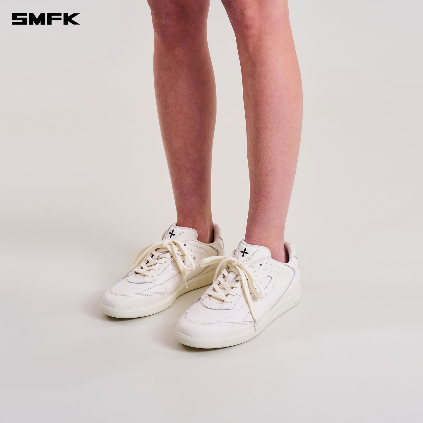 MIRAGE-S LEATHER MULTI SNEAKER/ CLOUD WHITE