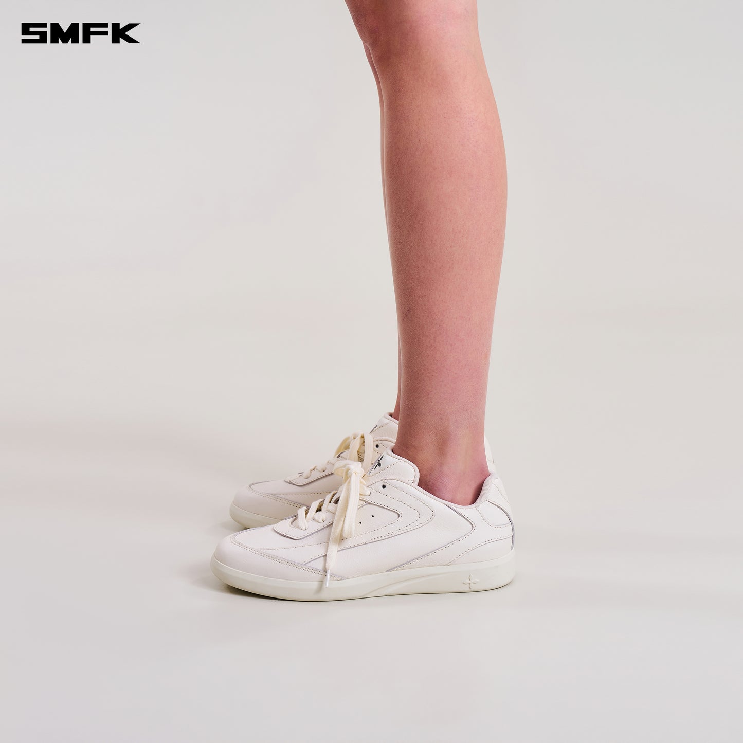 MIRAGE-S LEATHER MULTI SNEAKER/ CLOUD WHITE