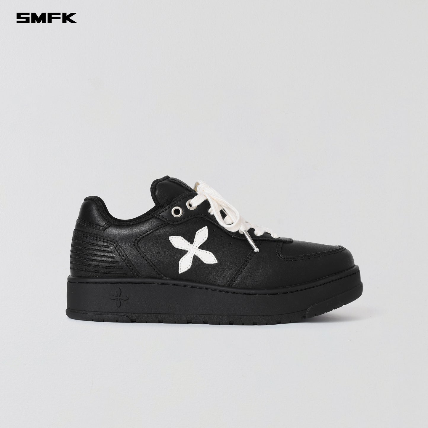 COMPASS MODE-T LEATHER MULTI SNEAKER - WILD BLACK
