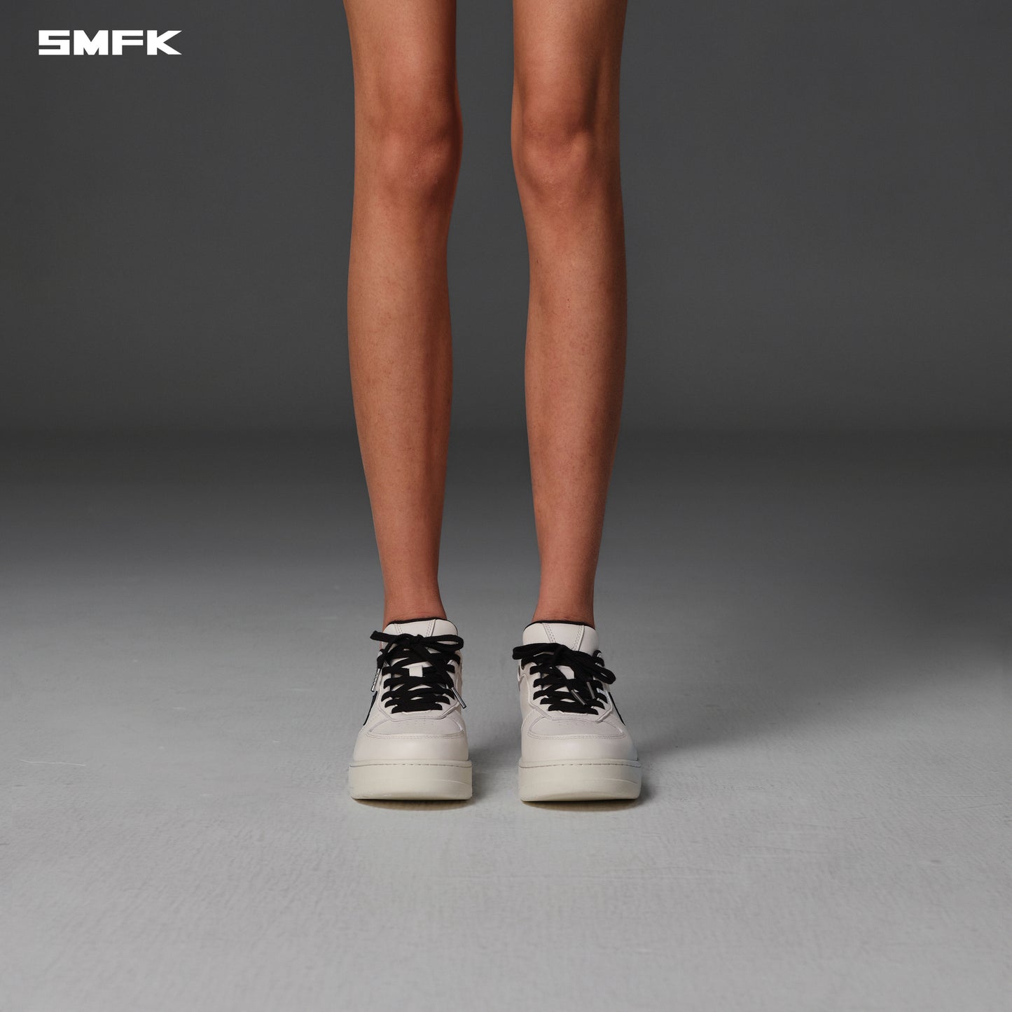 COMPASS MODE-T LEATHER MULTI SNEAKERS - CLOUD WHITE