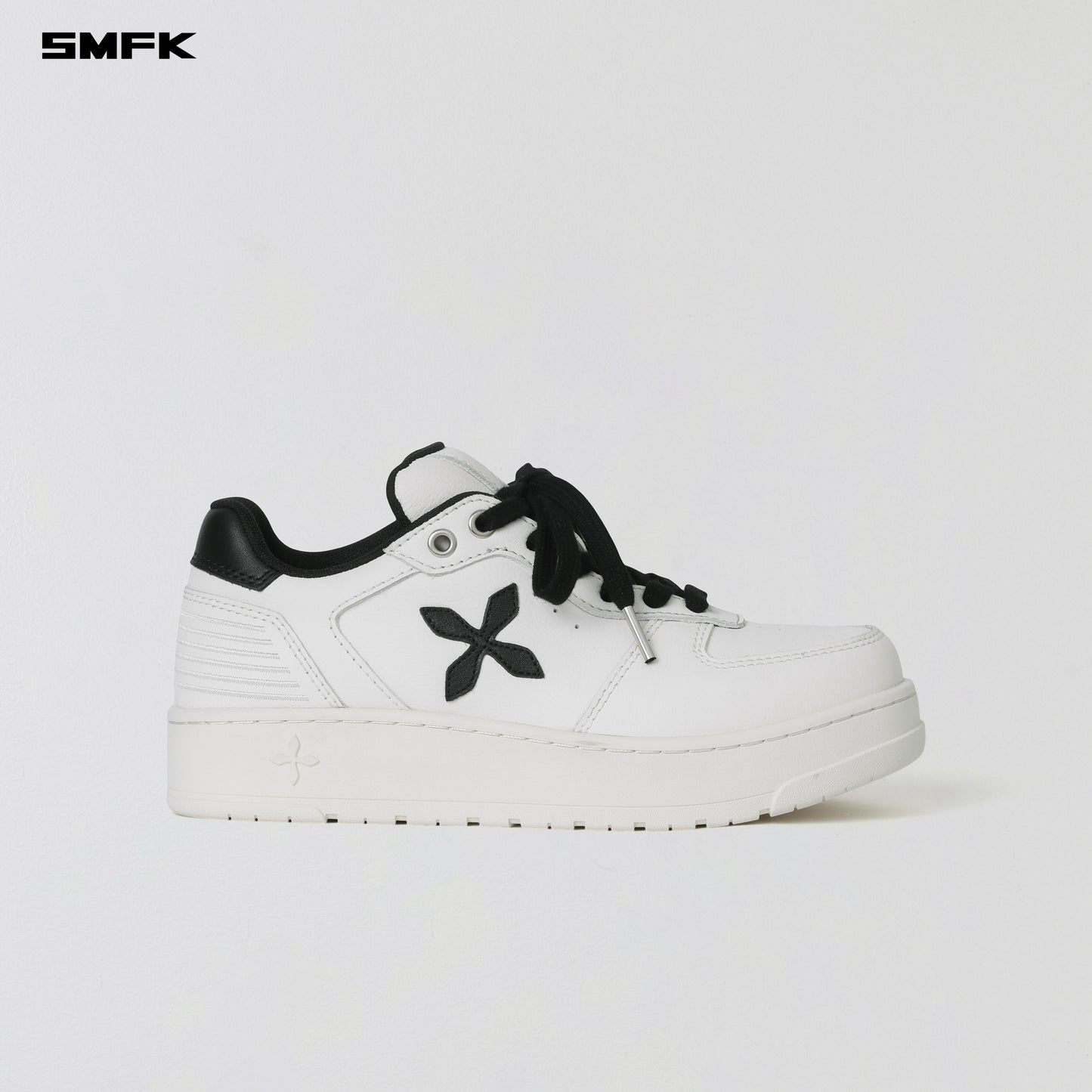 COMPASS MODE-T LEATHER MULTI SNEAKERS - CLOUD WHITE