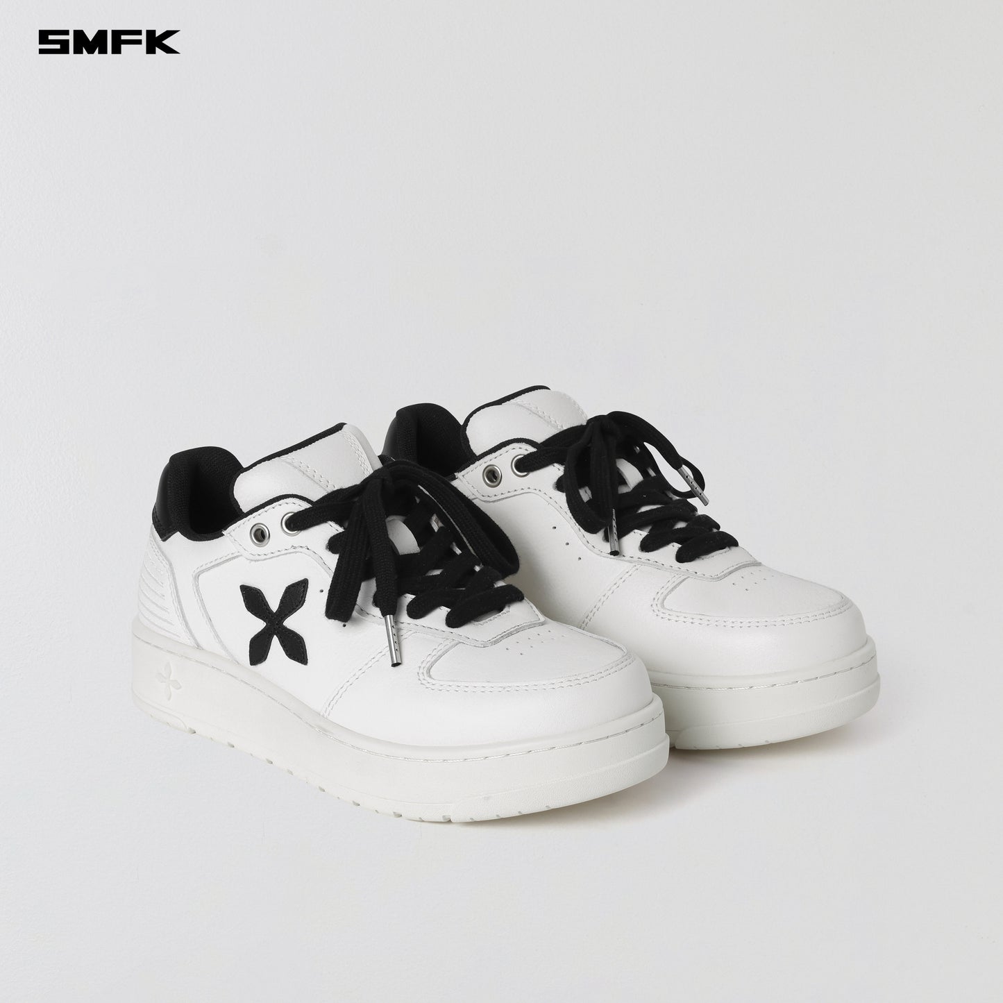 COMPASS MODE-T LEATHER MULTI SNEAKERS - CLOUD WHITE