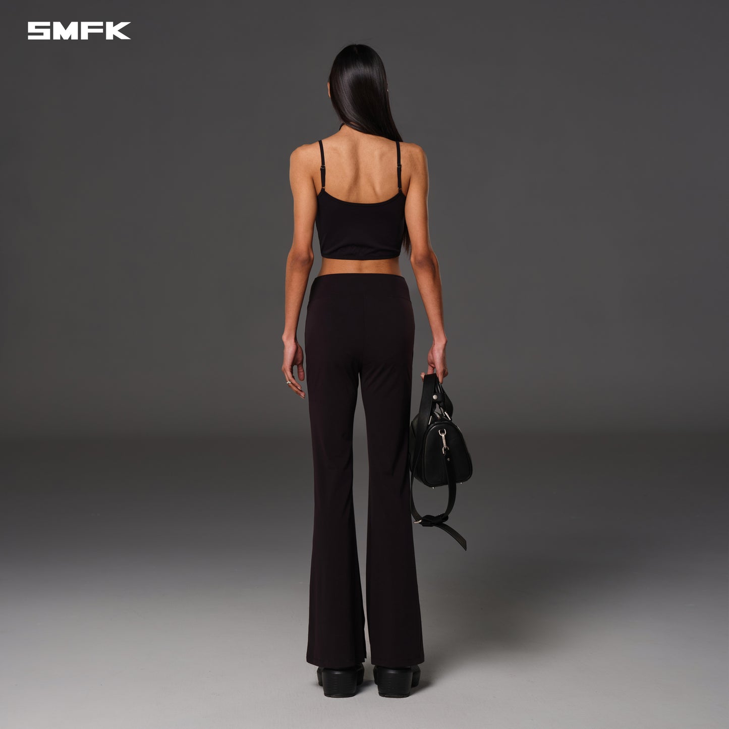 FOCUS GYM MERMAID PANTS/Lycra Nylon - WILD BLACK