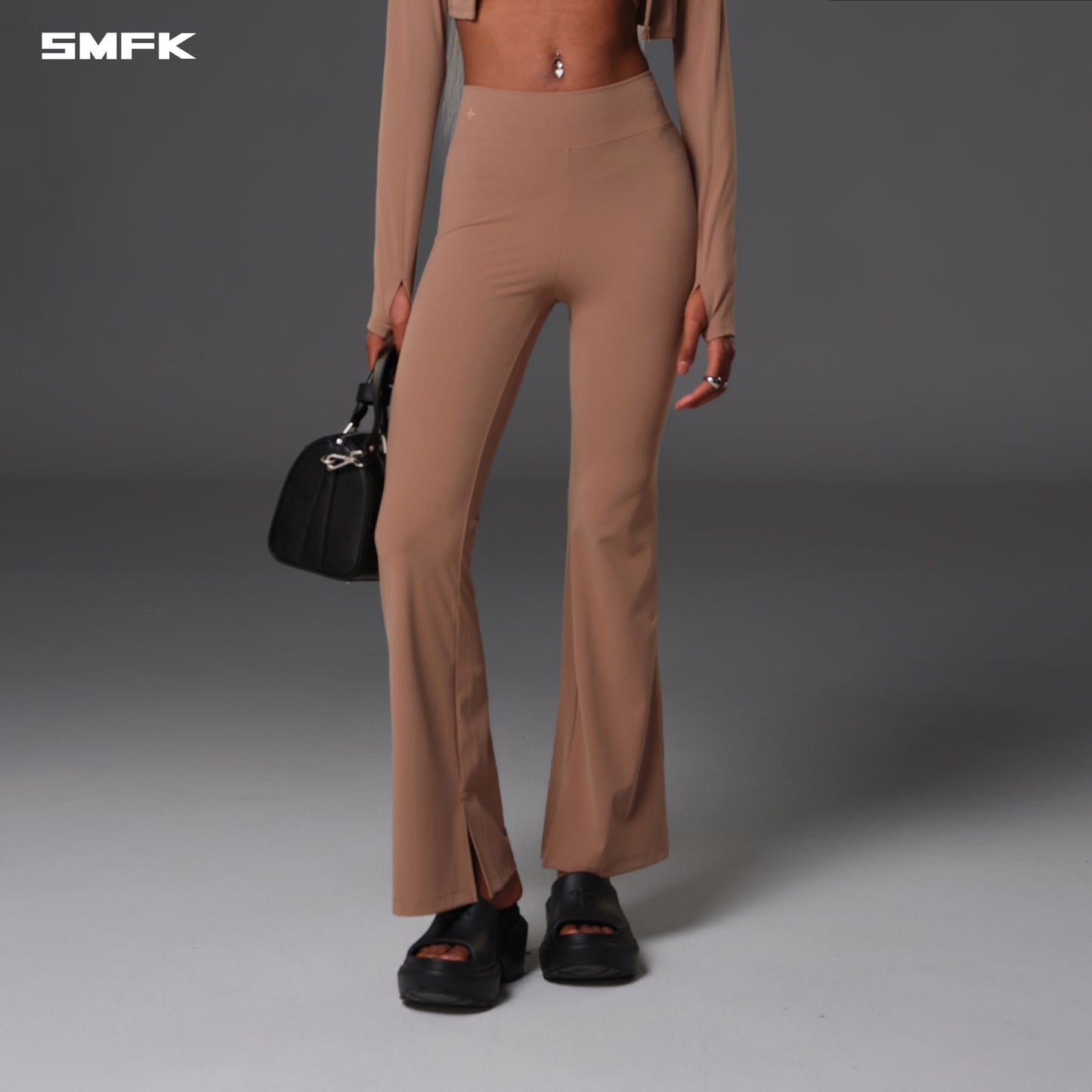FOCUS GYM MERMAID PANTS/Lycra Nylon - WILD BROWN