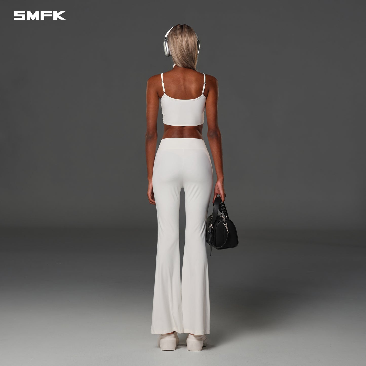 FOCUS GYM MERMAID PANTS/Lycra Nylon - CLOUD WHITE