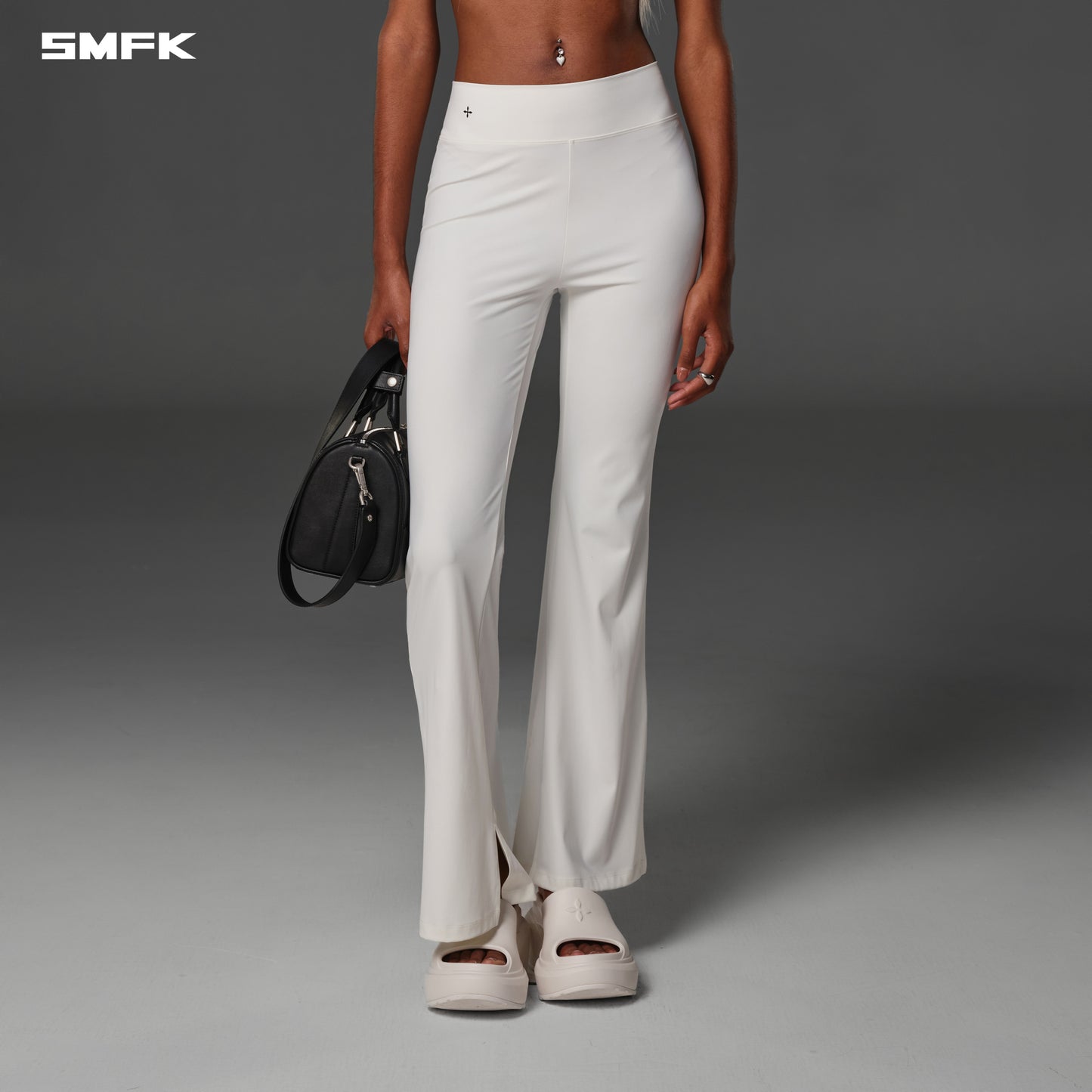FOCUS GYM MERMAID PANTS/Lycra Nylon - CLOUD WHITE