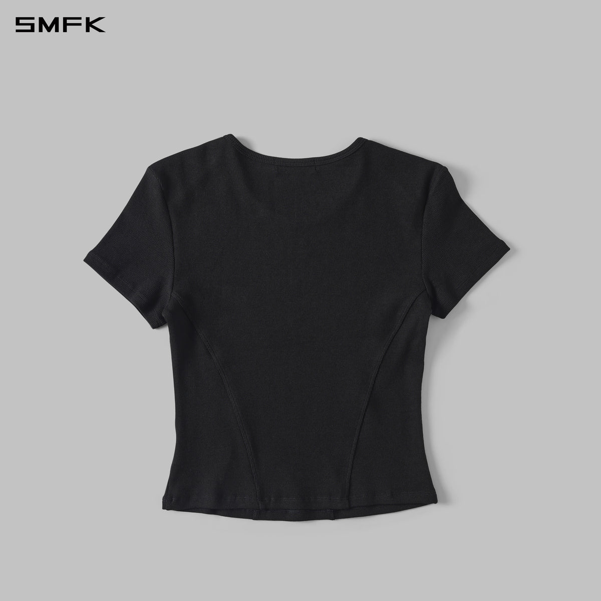 POISE SPORTS LINES TEE / COMBED COTTON+LYCRA