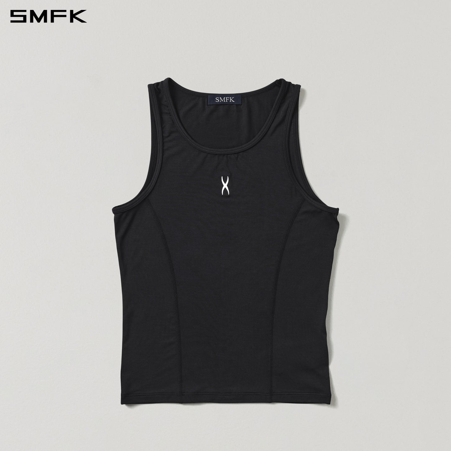 MIRAGE SIREN ROUND-NECK LONG TANK/LENZING MODAL+SILK