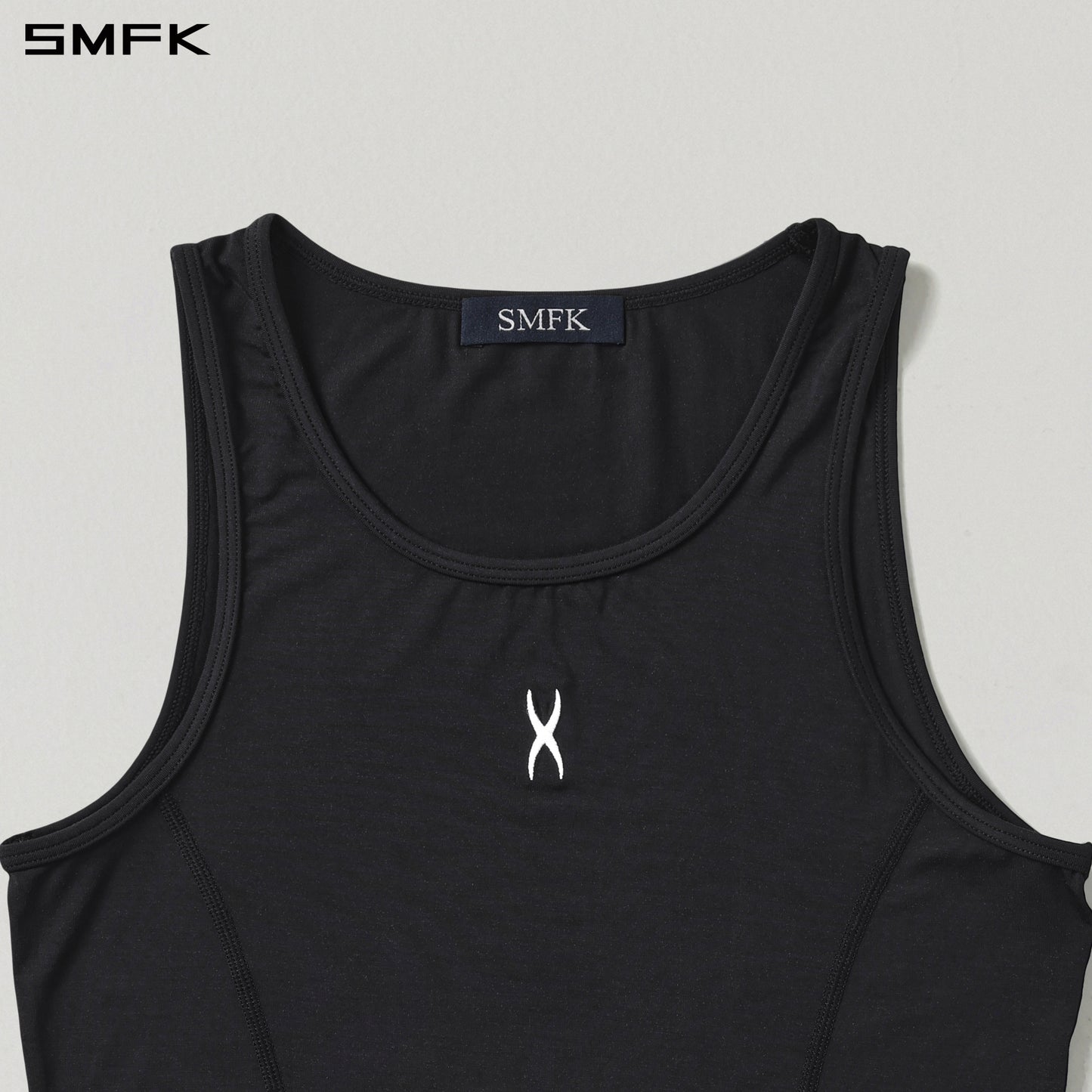 MIRAGE SIREN ROUND-NECK LONG TANK/LENZING MODAL+SILK