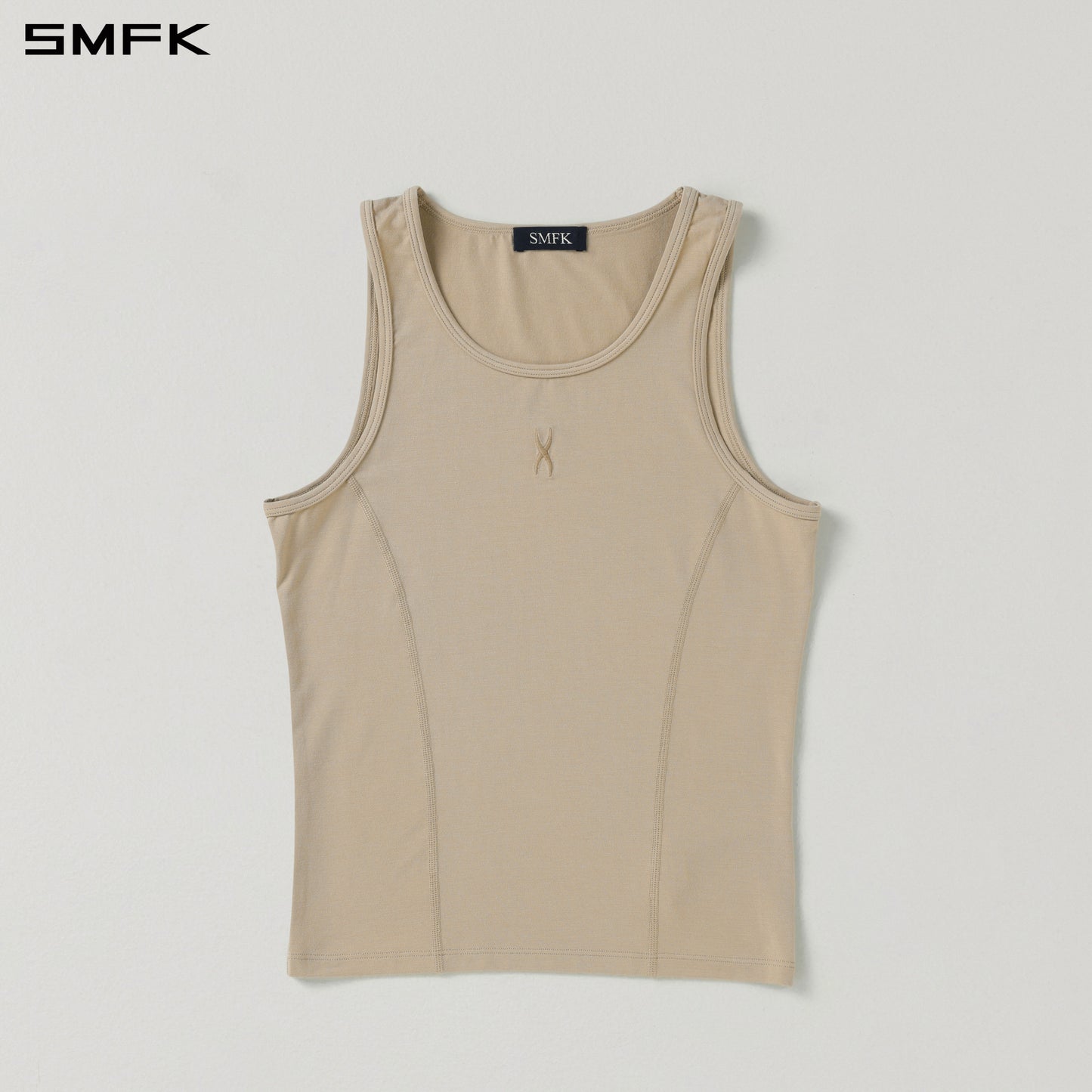 MIRAGE SIREN ROUND-NECK LONG TANK/LENZING MODAL+SILK
