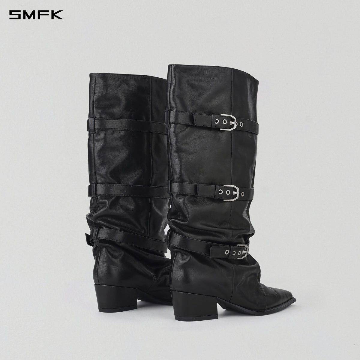 WIZARD HIGH-CALF COWBOY BOOTS/CALF/W