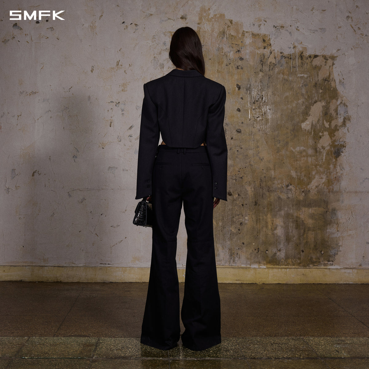 MYTH AEOLUS SHORT EVENING SUIT/WOOL+POLYESTER/W