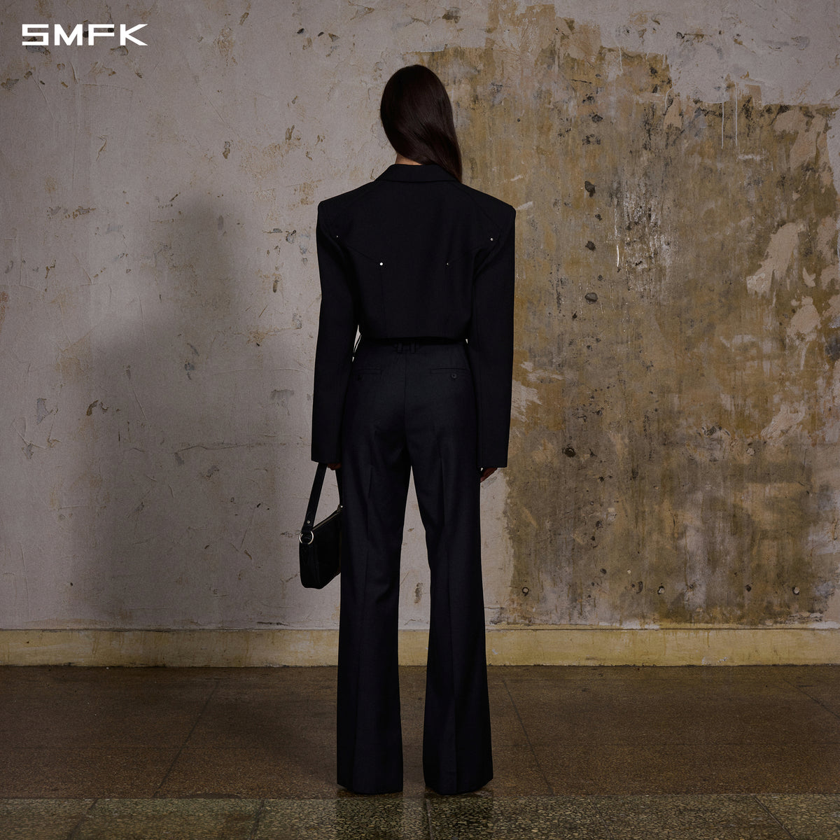 PERMANENT STRT DANCE PANTS/WOOL+POLYESTER/W