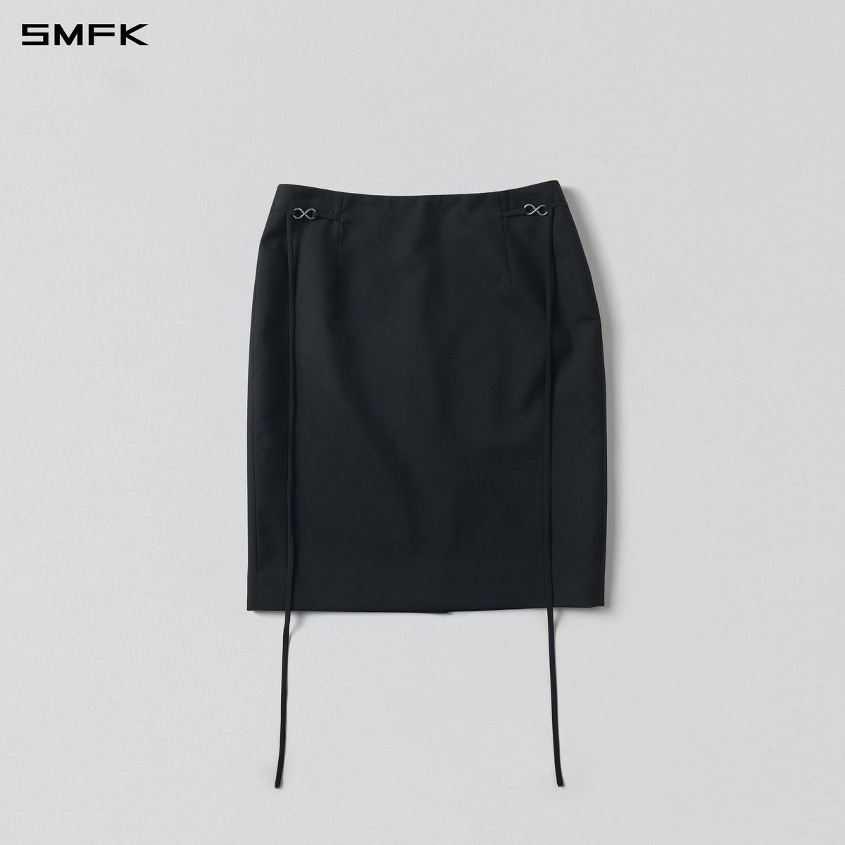 PERMANENT ELEGANT FORMAL MIDDLE SKIRT/POLYESTER+VISCOSE+WOOL