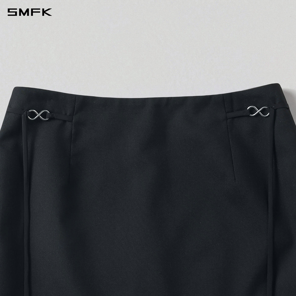 PERMANENT ELEGANT FORMAL MIDDLE SKIRT/POLYESTER+VISCOSE+WOOL
