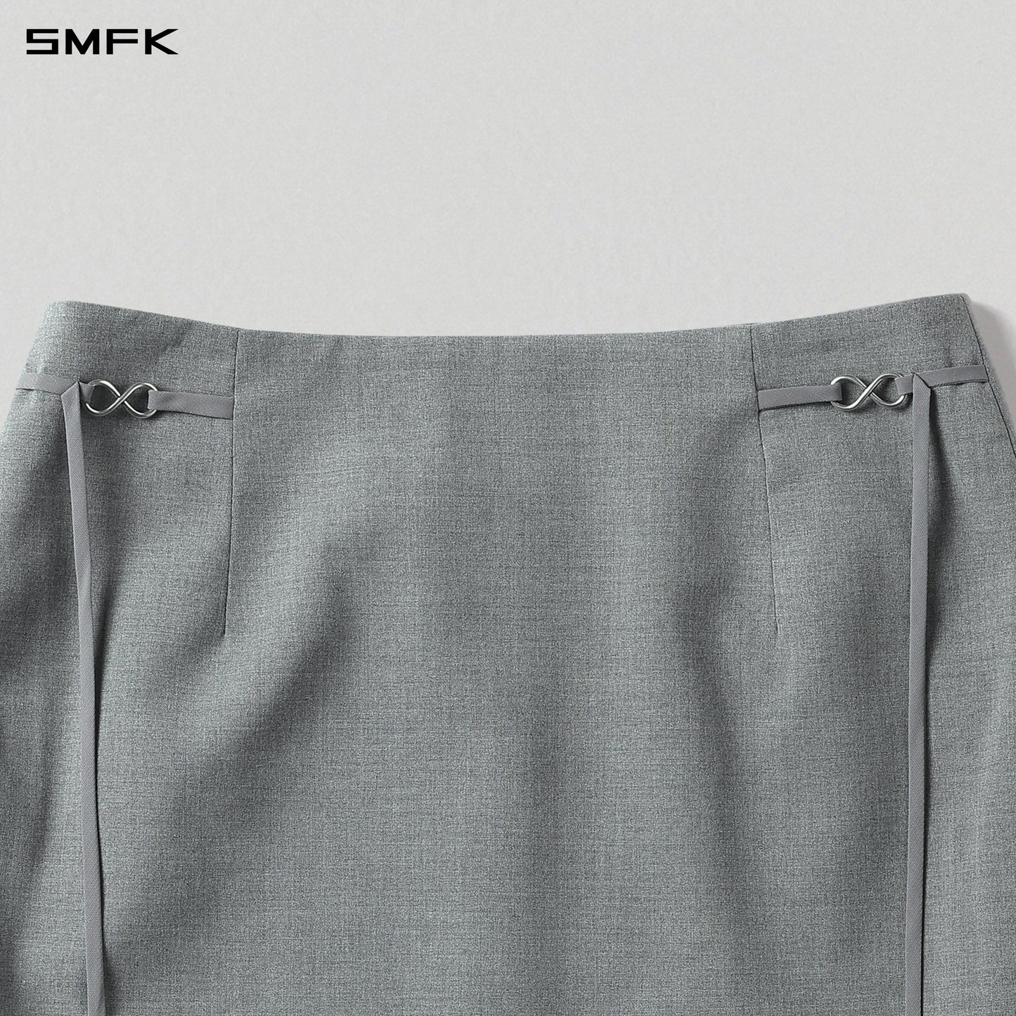 PERMANENT ELEGANT FORMAL MIDDLE SKIRT/POLYESTER+VISCOSE+WOOL